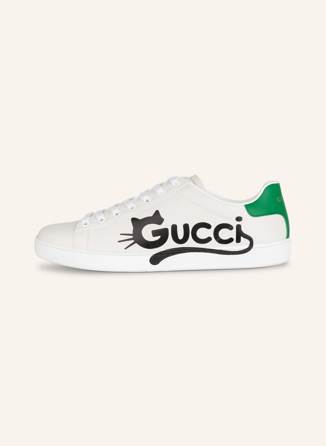 GUCCI Sneaker ACE: 9163 WHITE/ NEW SHAMROCK
