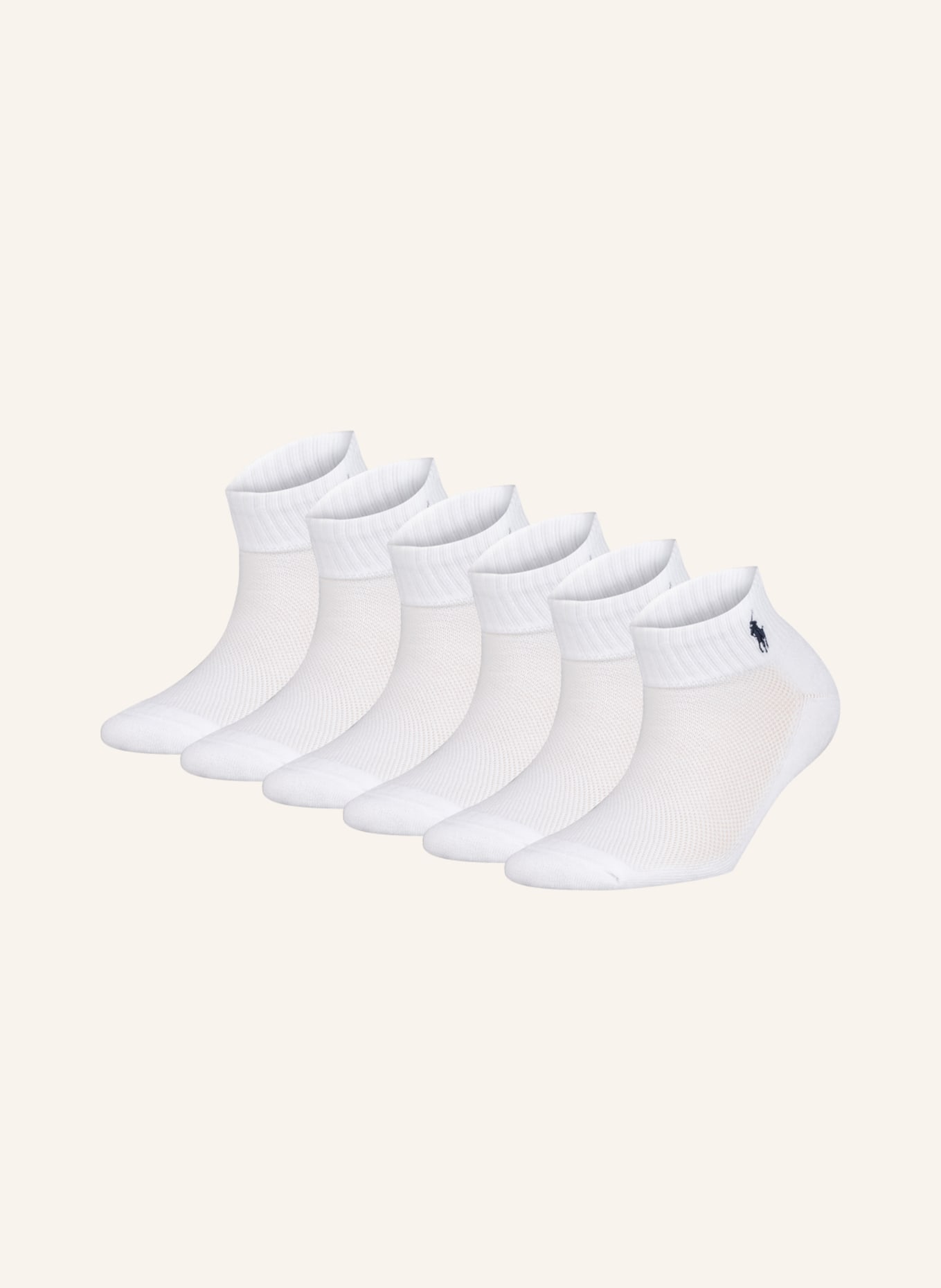 POLO RALPH LAUREN 6-pack socks, Color: WHITE (Image 1)
