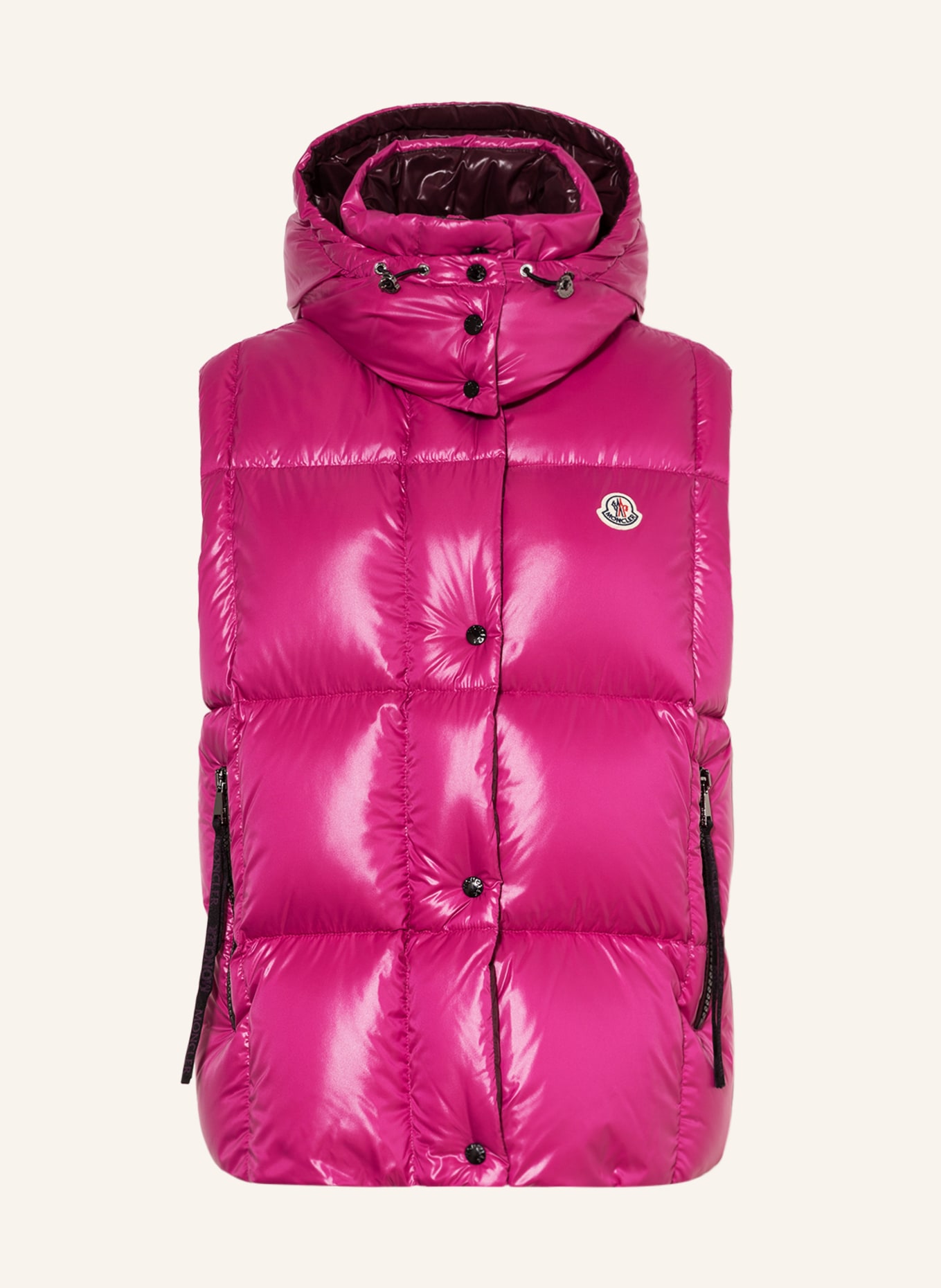MONCLER Oversized down vest LUZULE, Color: FUCHSIA(Image null)