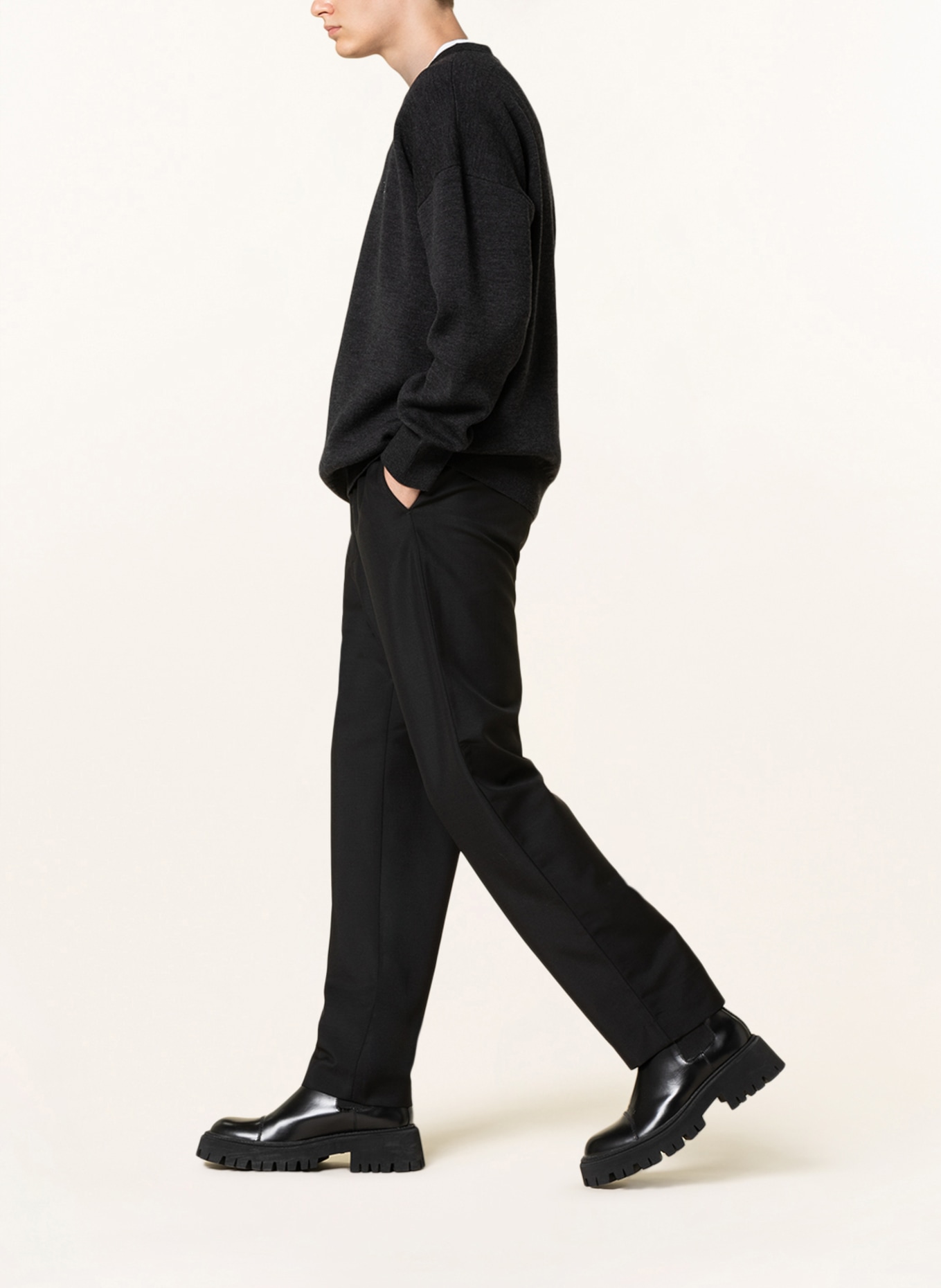 Acne Studios Trousers, Color: BLACK (Image 4)
