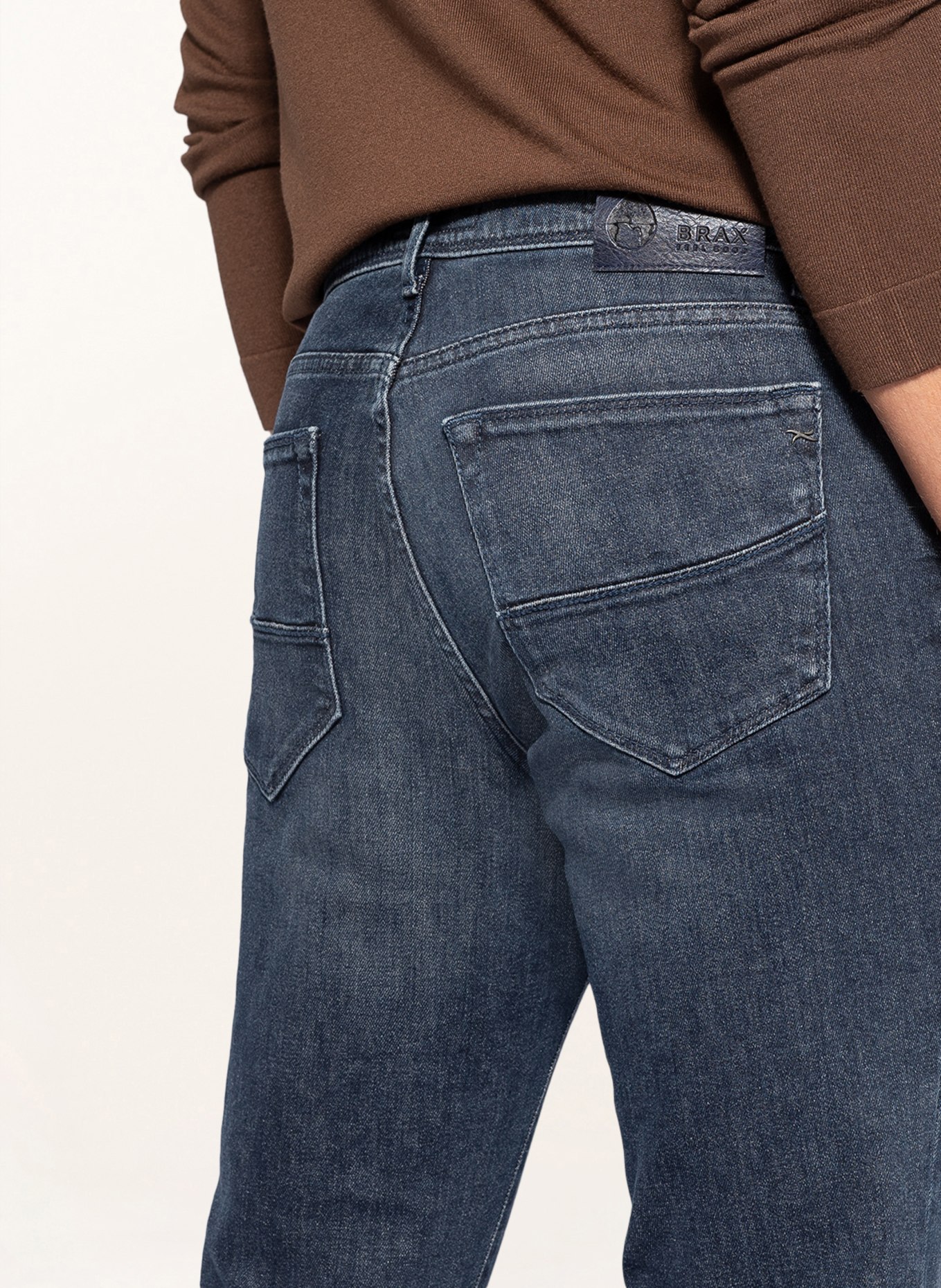 BRAX Jeans CADIZ Straight Fit, Farbe: 14 VINTAGE BLUE USED (Bild 5)