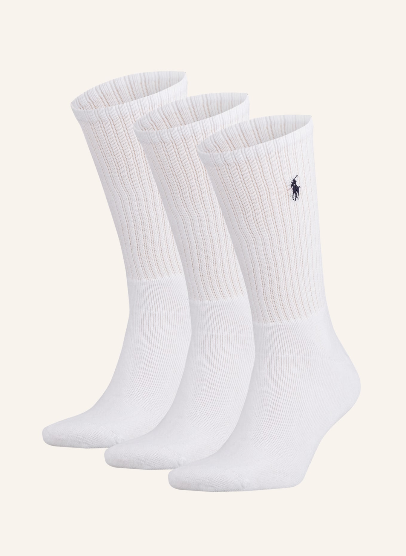 POLO RALPH LAUREN Ponožky, sada 3 párů , Barva: 003 WHITE (Obrázek 1)
