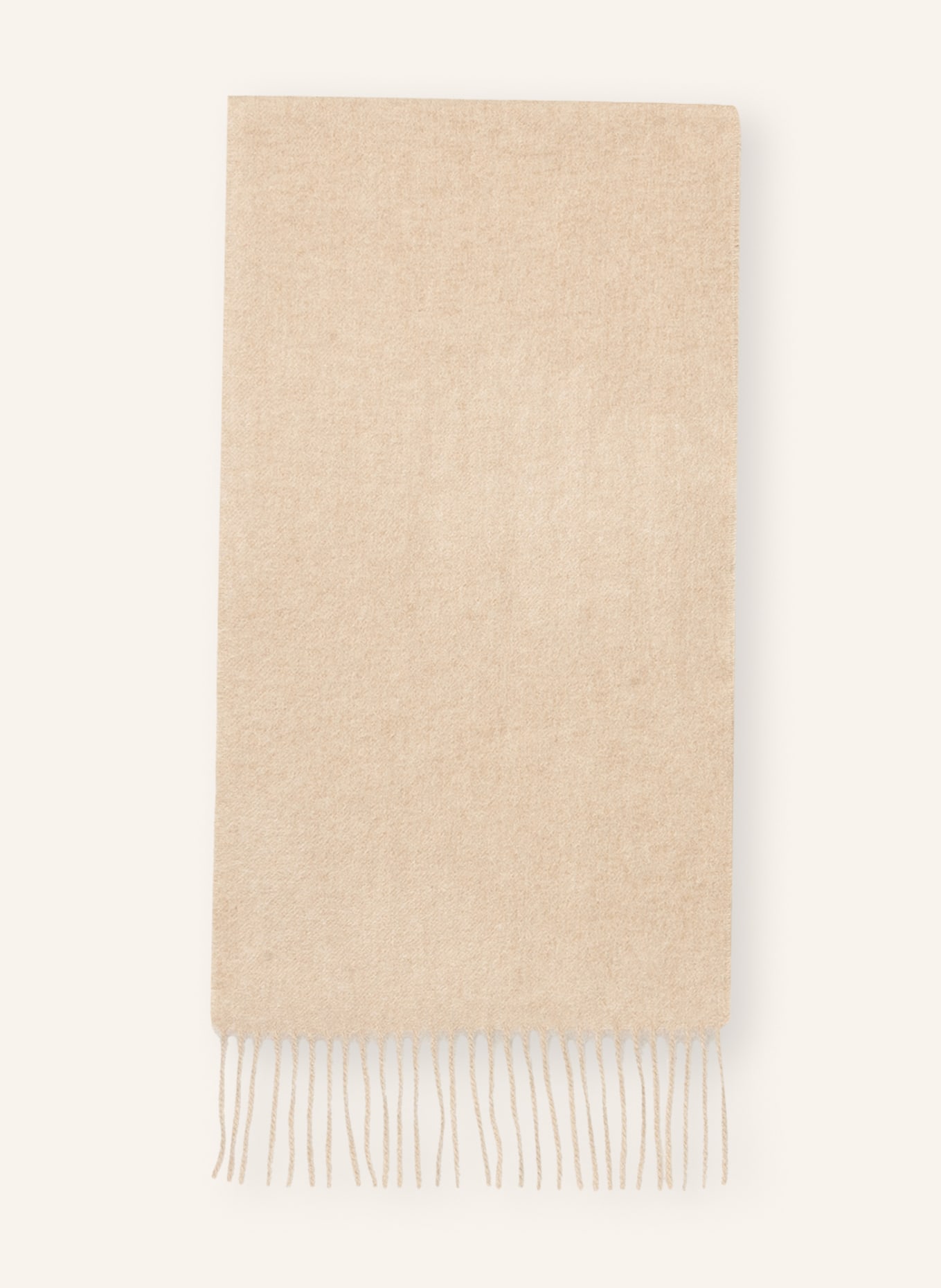 STROKESMAN'S Cashmere scarf, Color: BEIGE (Image 1)