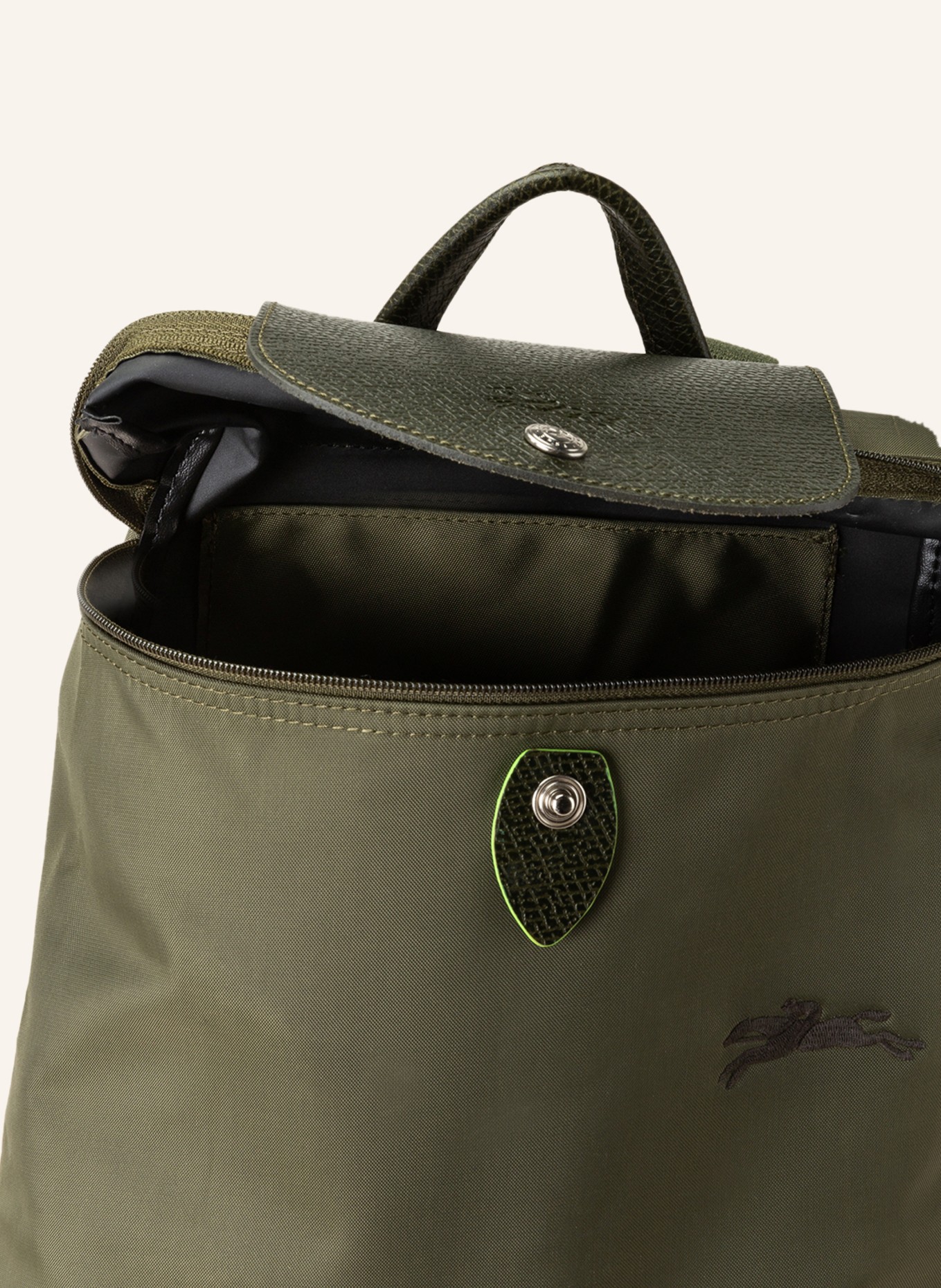 LONGCHAMP Rucksack LE PLIAGE GREEN: DUNKELGRÜN