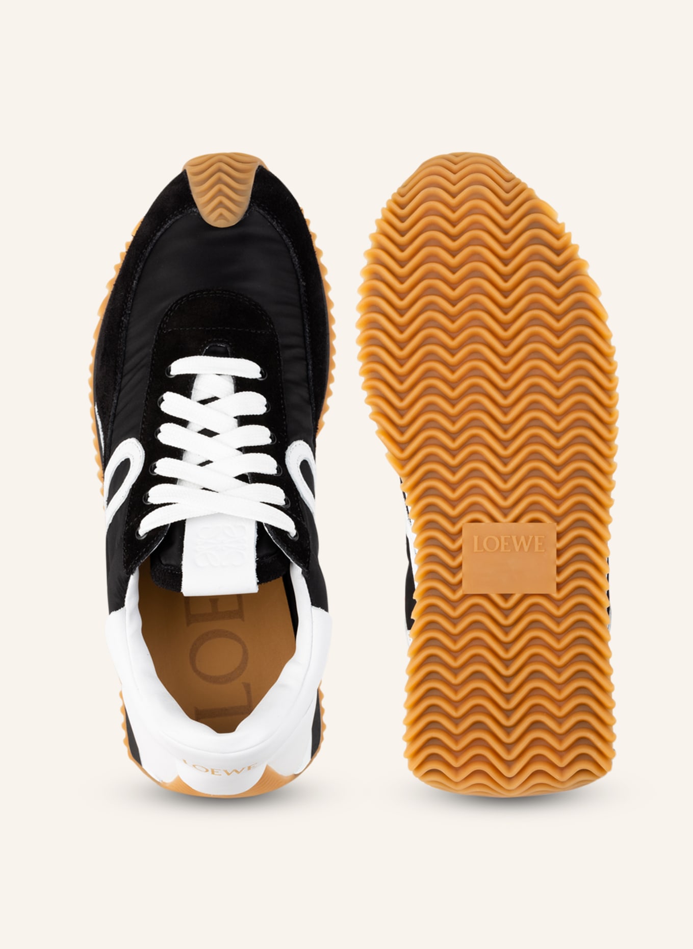 LOEWE Sneakers FLOW RUNNER, Color: WHITE/ BLACK (Image 5)