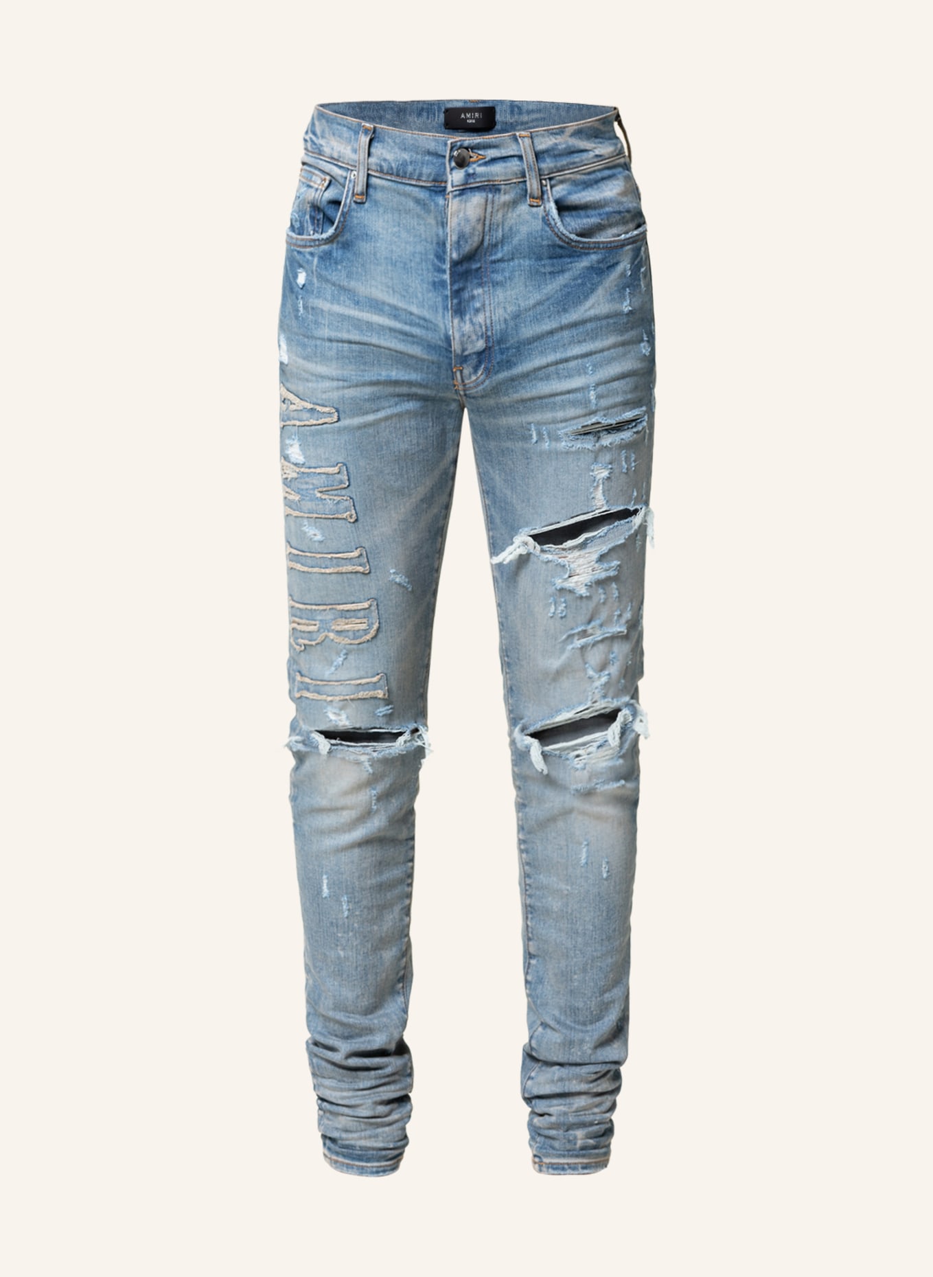 AMIRI Destroyed Jeans, Farbe: 408 CLAY INDIGO (Bild 1)
