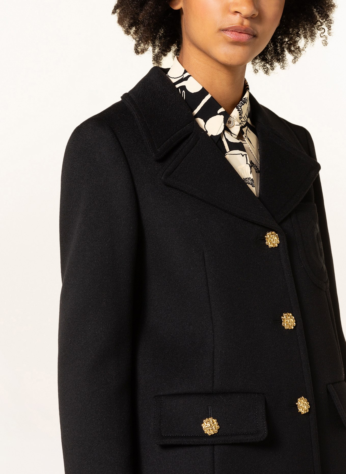 GUCCI Mantel: SCHWARZ