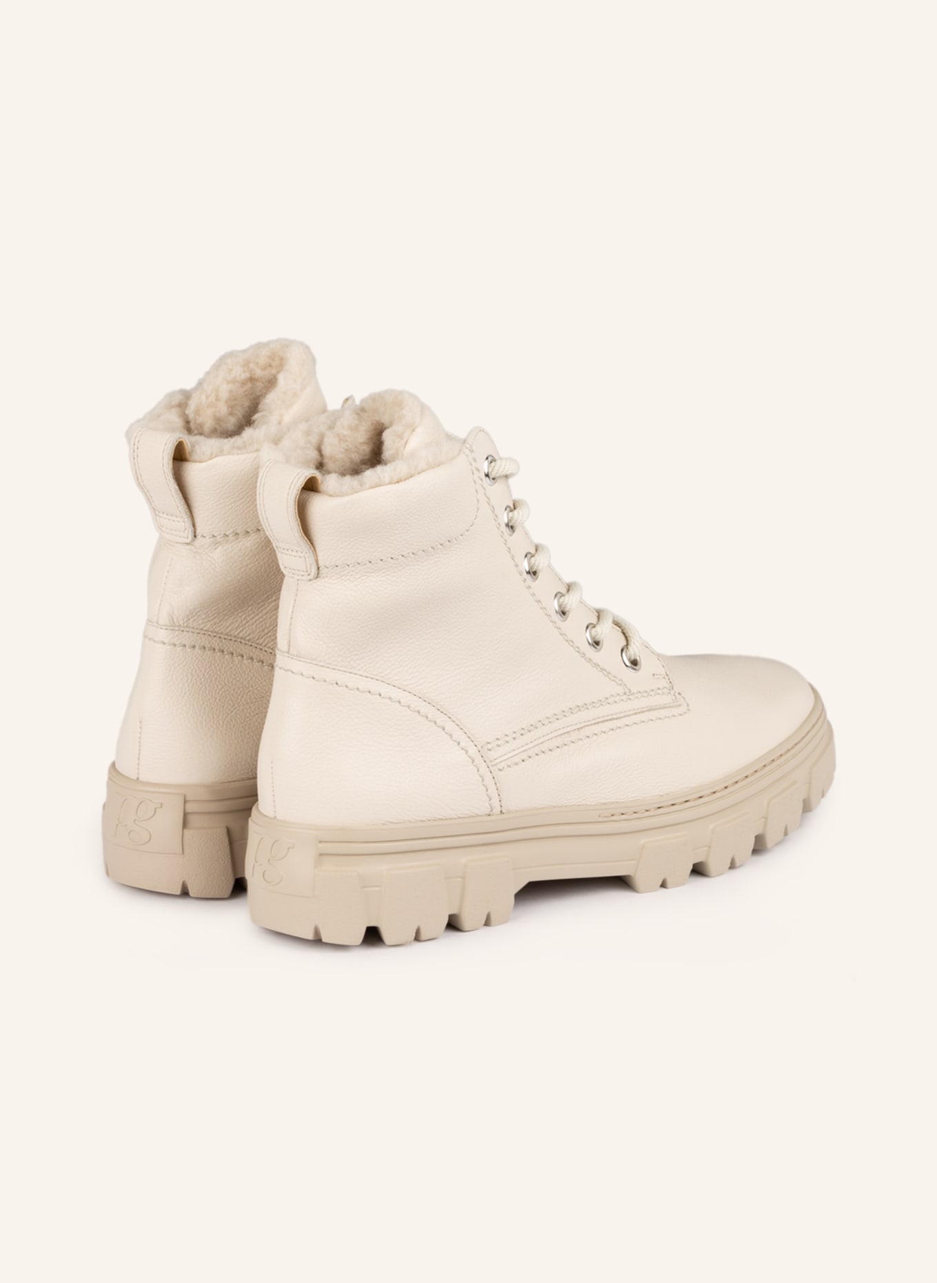 paul green Lace-up boots, Color: BEIGE (Image 2)