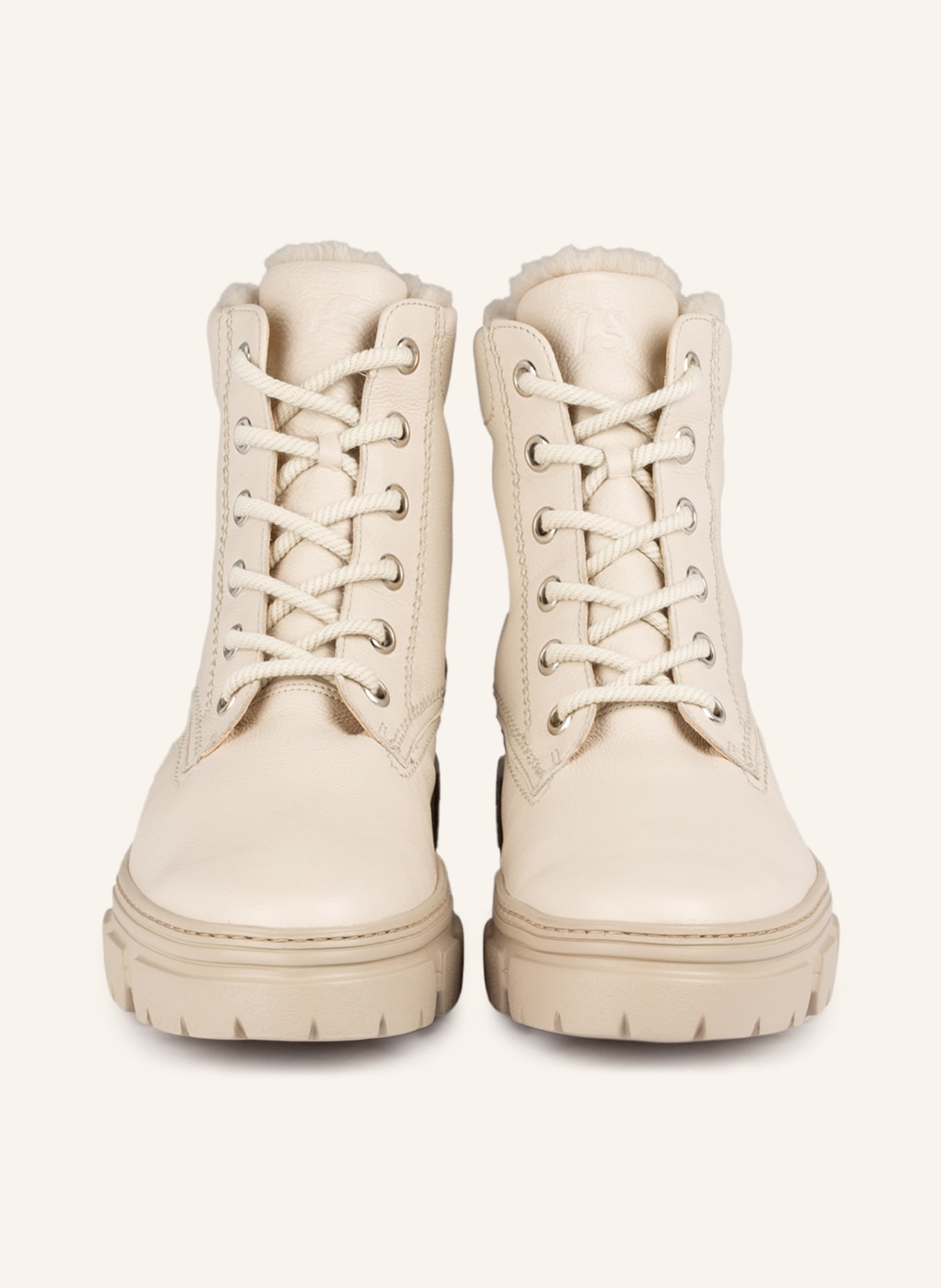 paul green Lace-up boots, Color: BEIGE (Image 3)