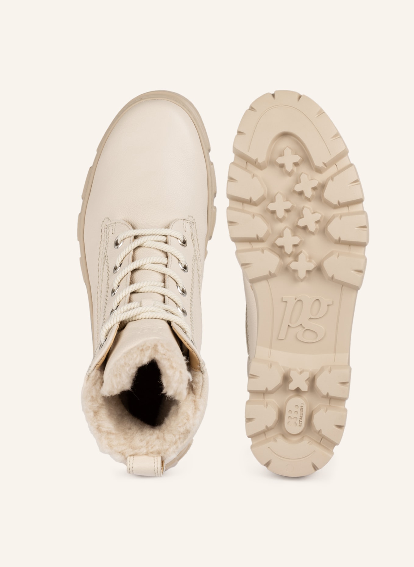 paul green Lace-up boots, Color: BEIGE (Image 5)