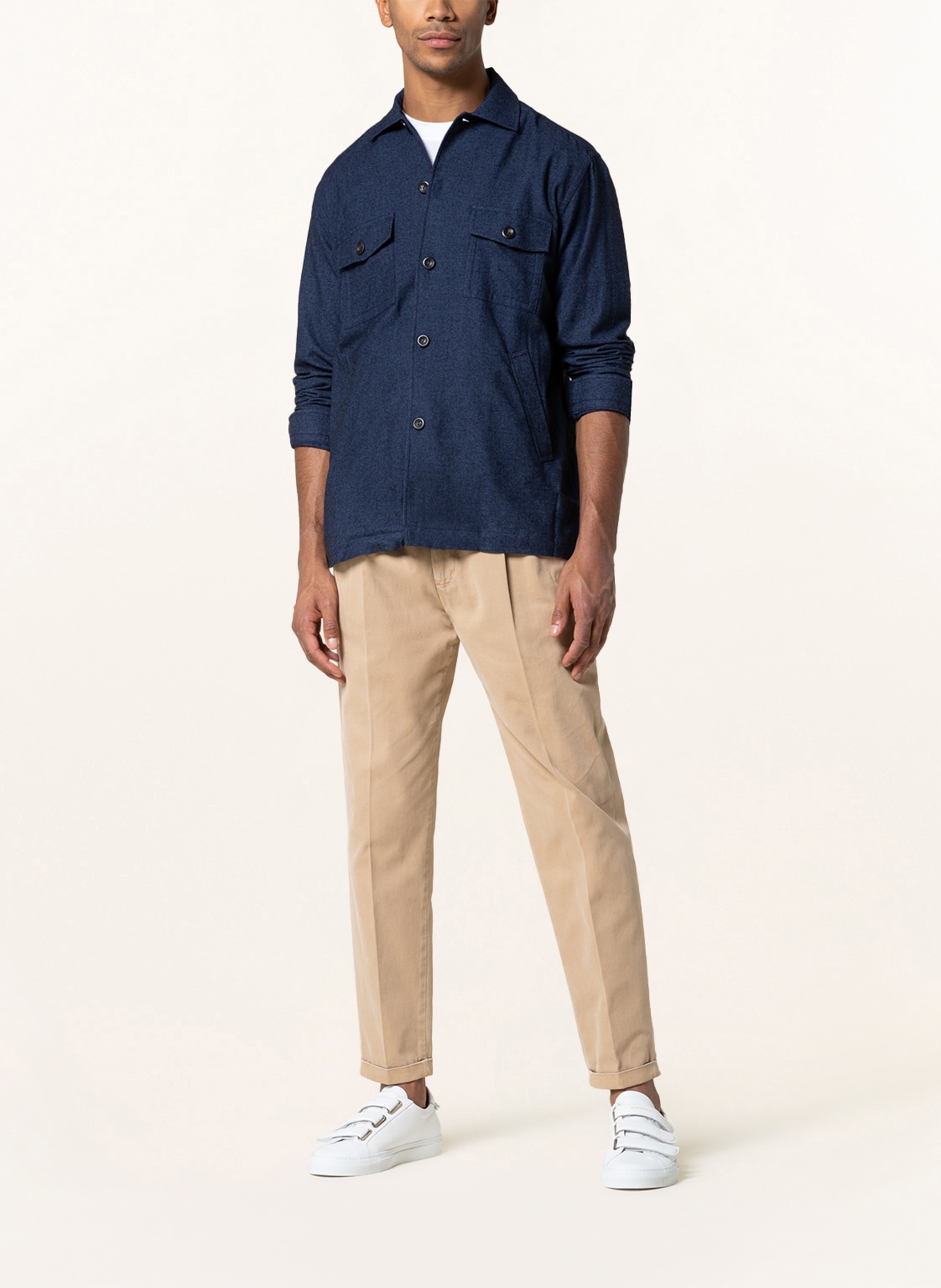 ETON Overshirt: BLAU