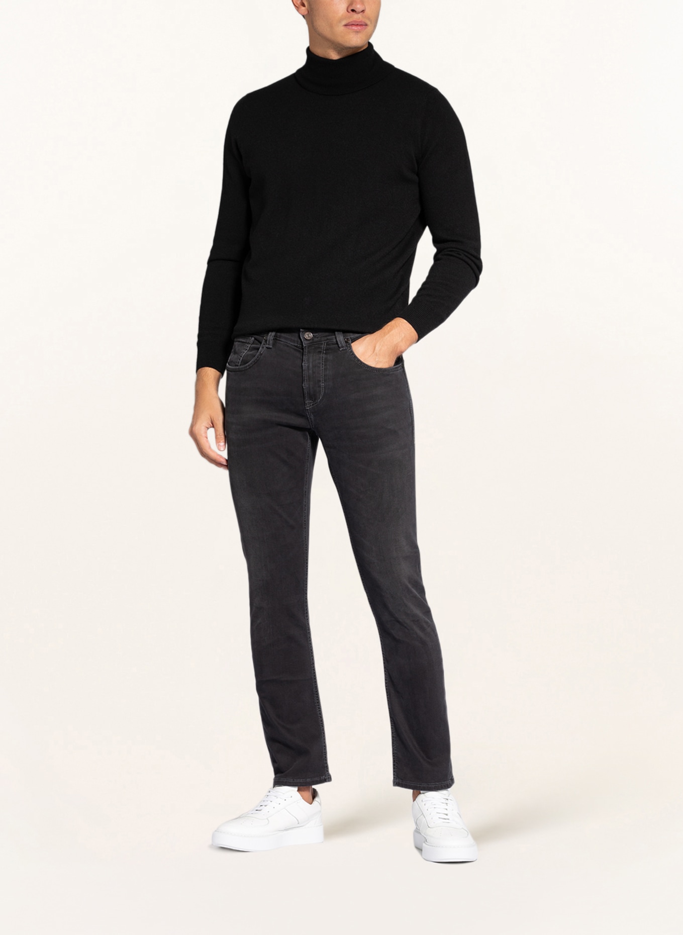 BALDESSARINI Jeans Slim Fit , Farbe: 9803 black black buffies (Bild 2)