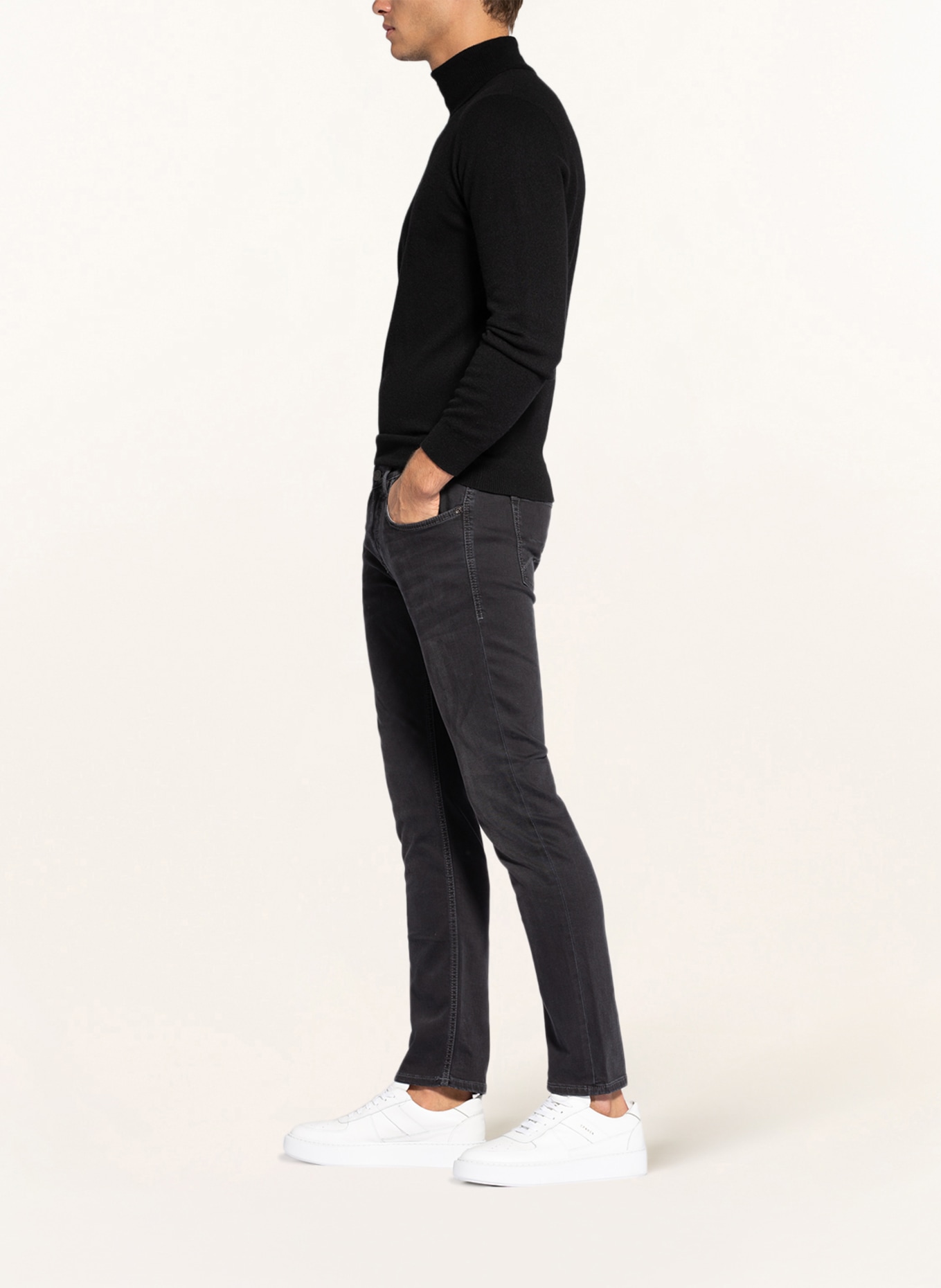 BALDESSARINI Jeans Slim Fit , Farbe: 9803 black black buffies (Bild 4)
