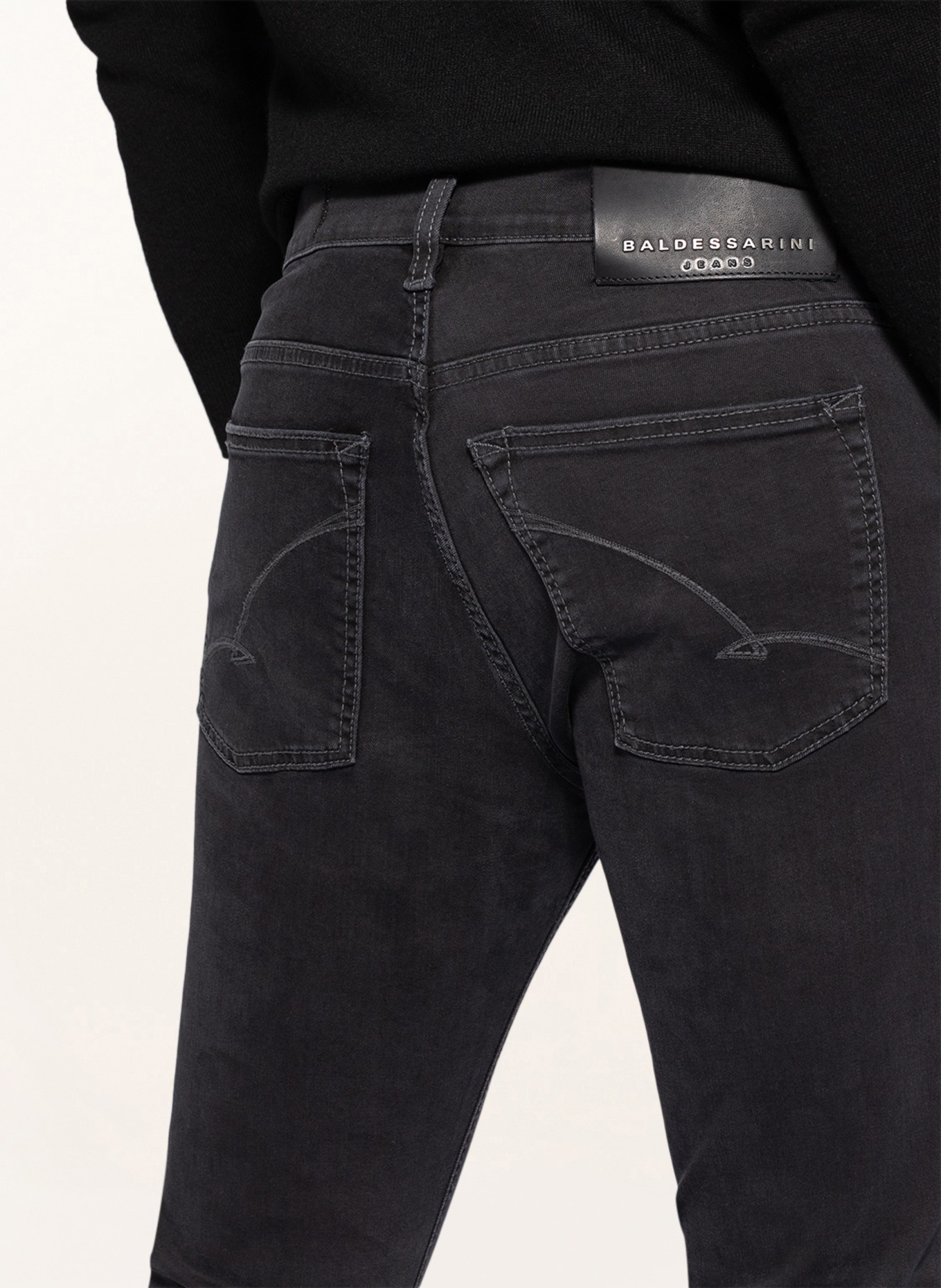 BALDESSARINI Jeans Slim Fit , Farbe: 9803 black black buffies (Bild 5)