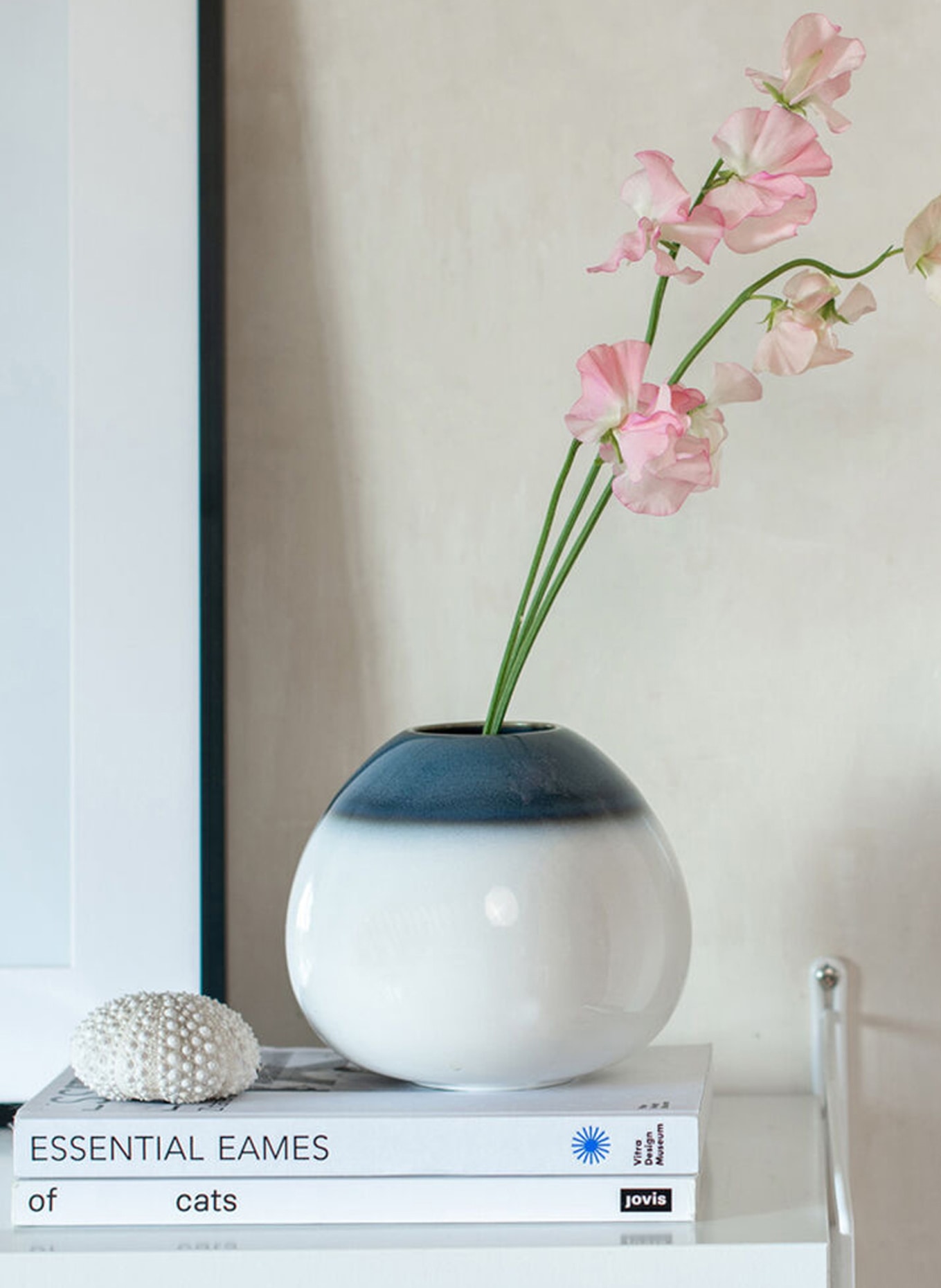 Villeroy & Boch Vase DROP SMALL, Color: BLUE/ WHITE (Image 3)