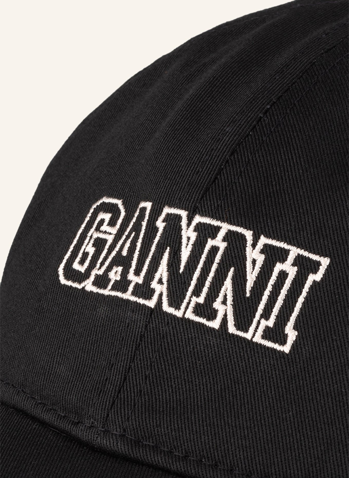 GANNI Cap, Color: BLACK (Image 4)