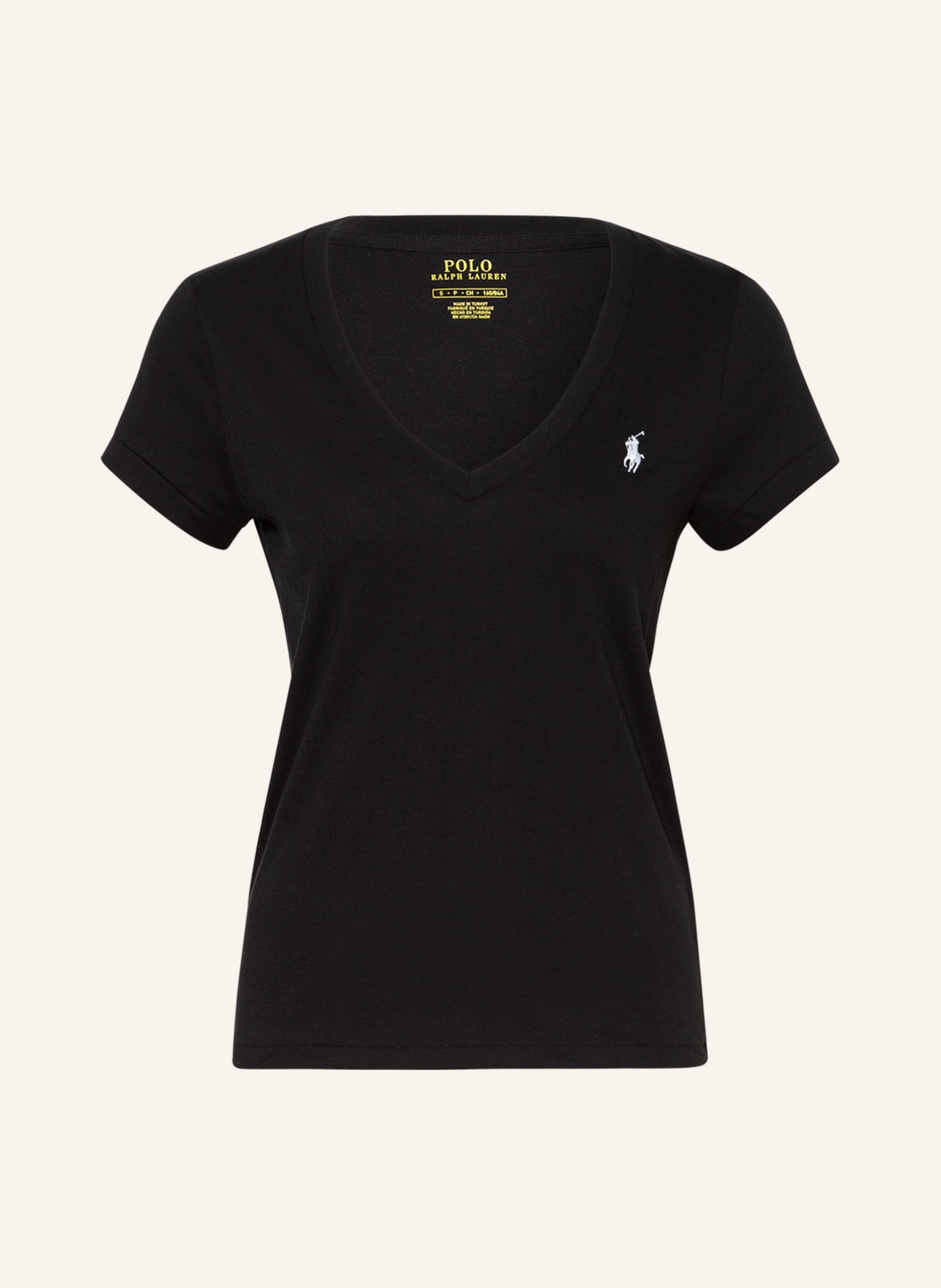 black polo neck t shirt women's