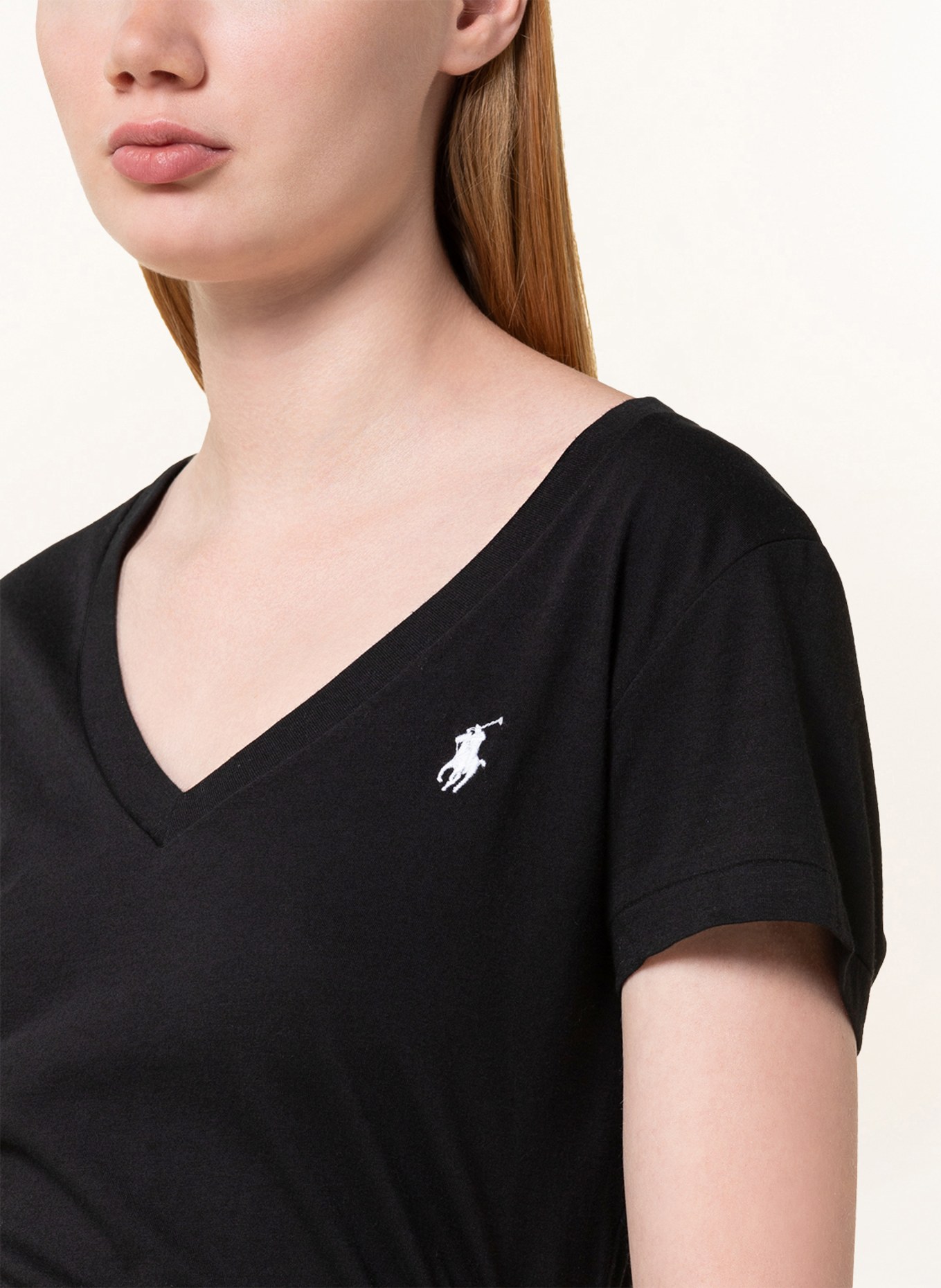 black polo neck t shirt women's