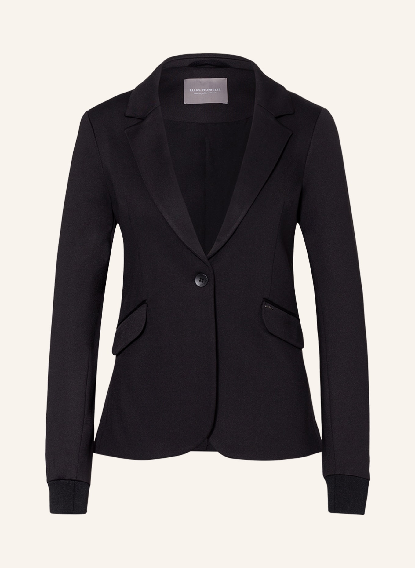 ELIAS RUMELIS Jersey blazer ERLEYA, Color: BLACK (Image 1)