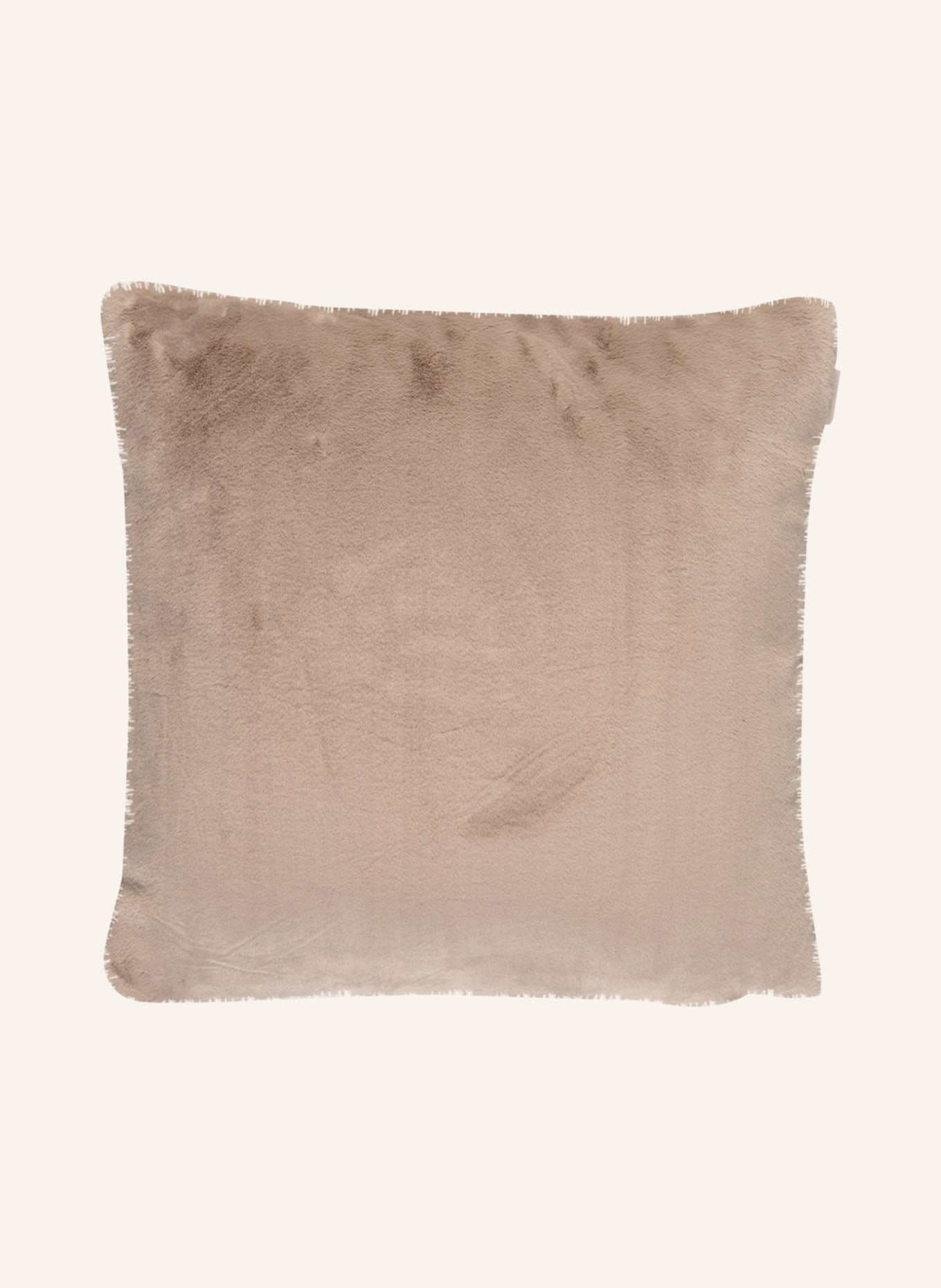 ESSENZA Faux fur decorative cushion, Color: TAUPE (Image 1)