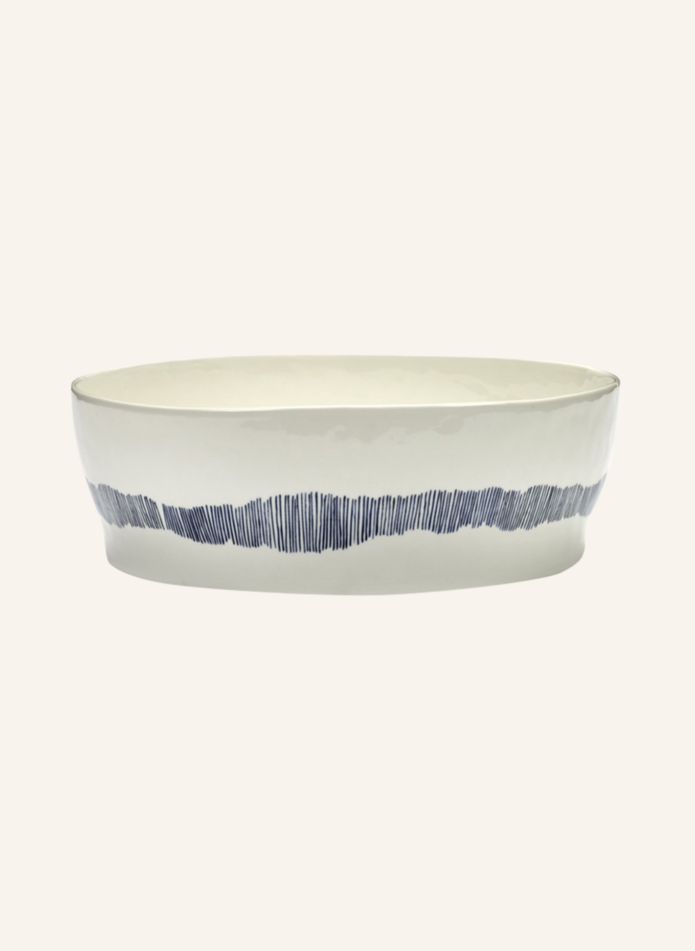 SERAX Bowl, Color: WHITE/ BLUE (Image 1)