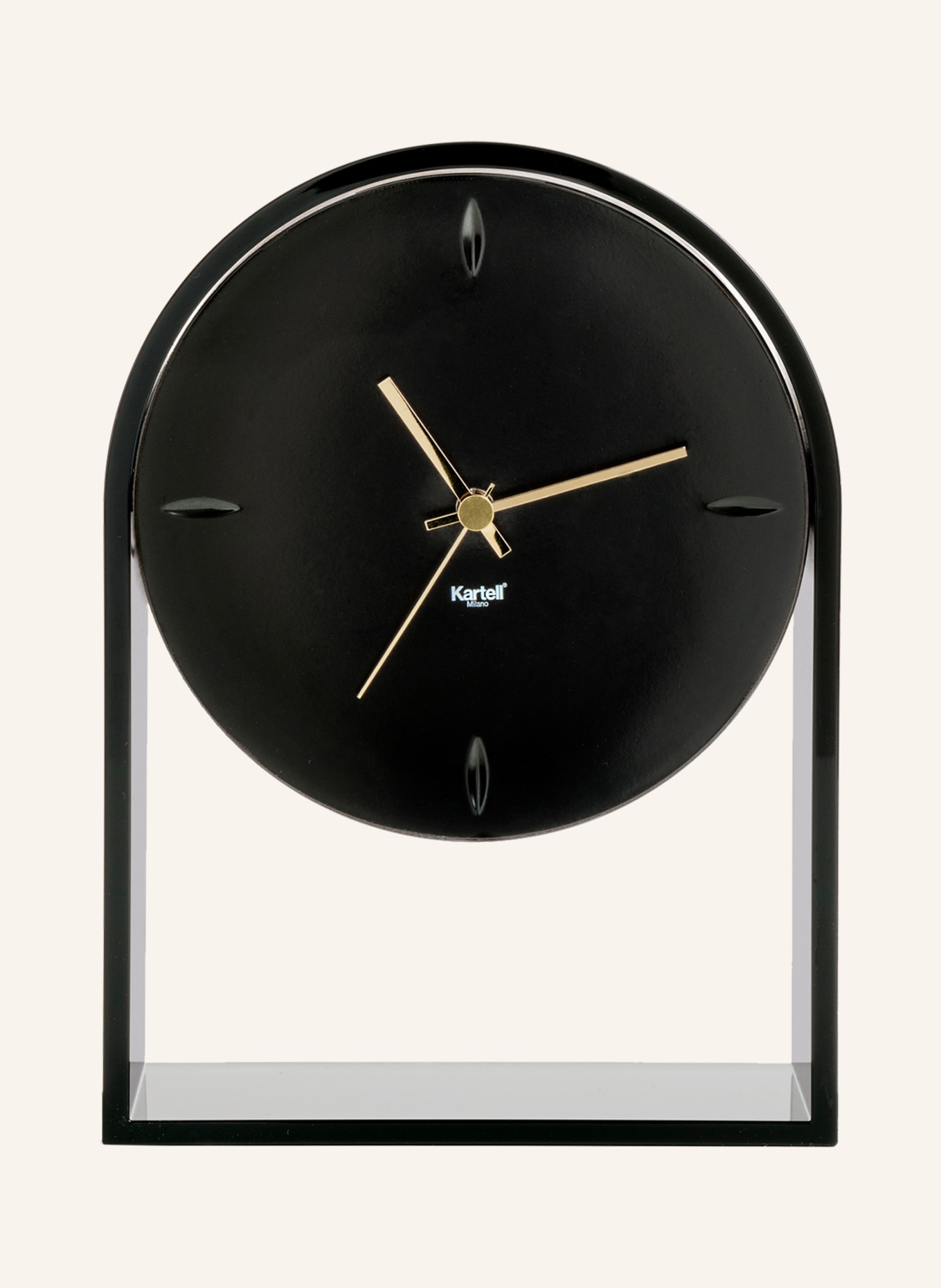 Kartell Table clock AIR DU TEMPS: BLACK
