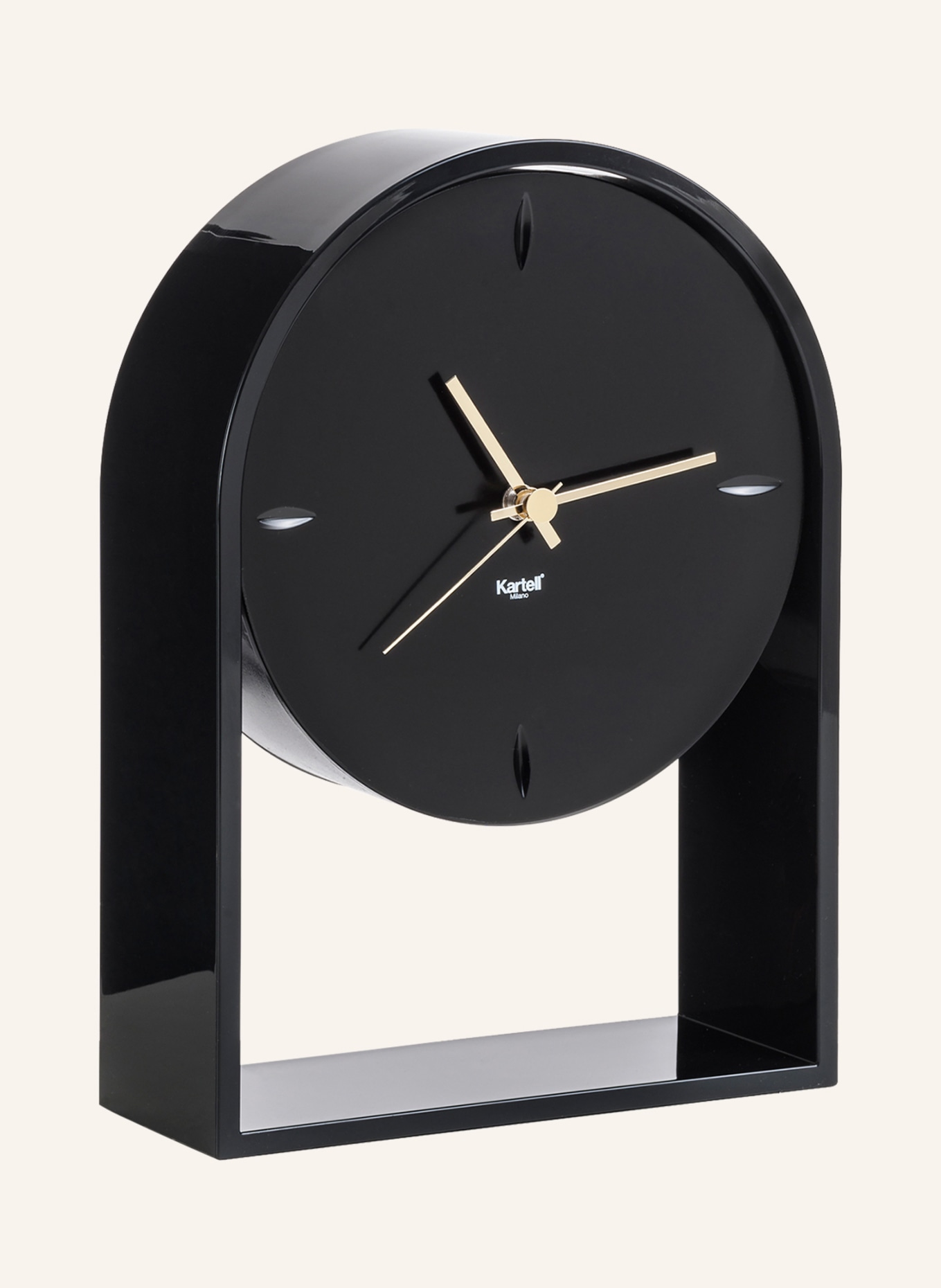 Kartell Table clock AIR DU TEMPS: BLACK