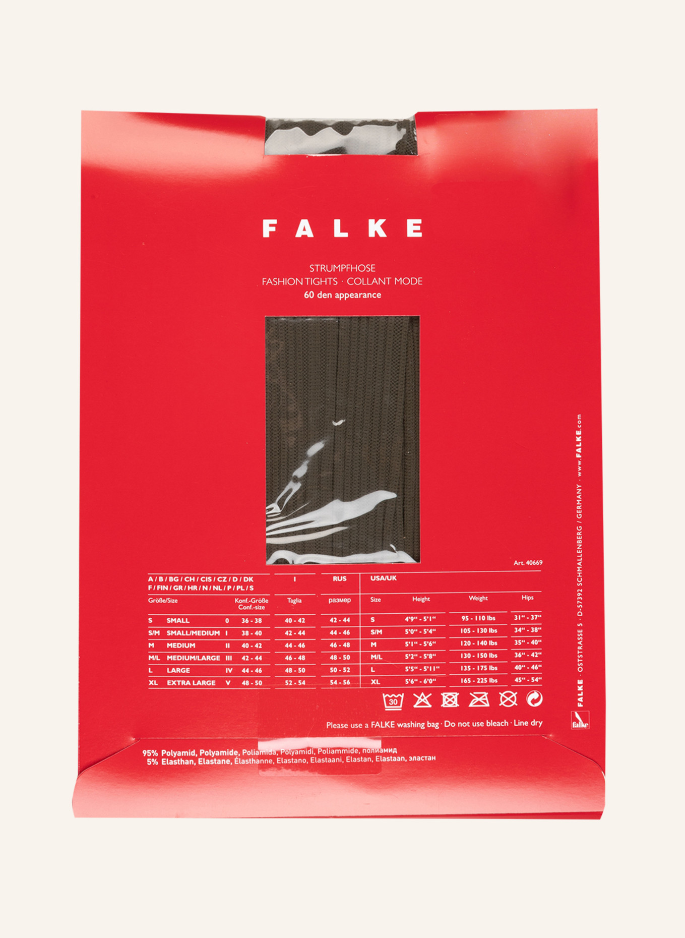 FALKE Feinstrumpfhose COLLANT MODE: KHAKI