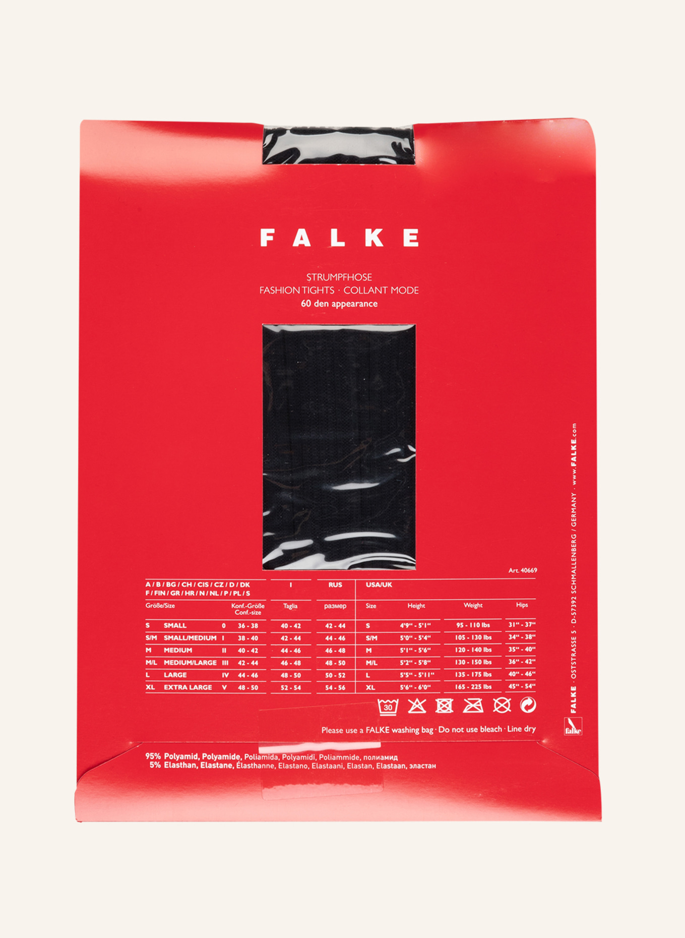 FALKE Feinstrumpfhose COLLANT MODE: DUNKELBLAU