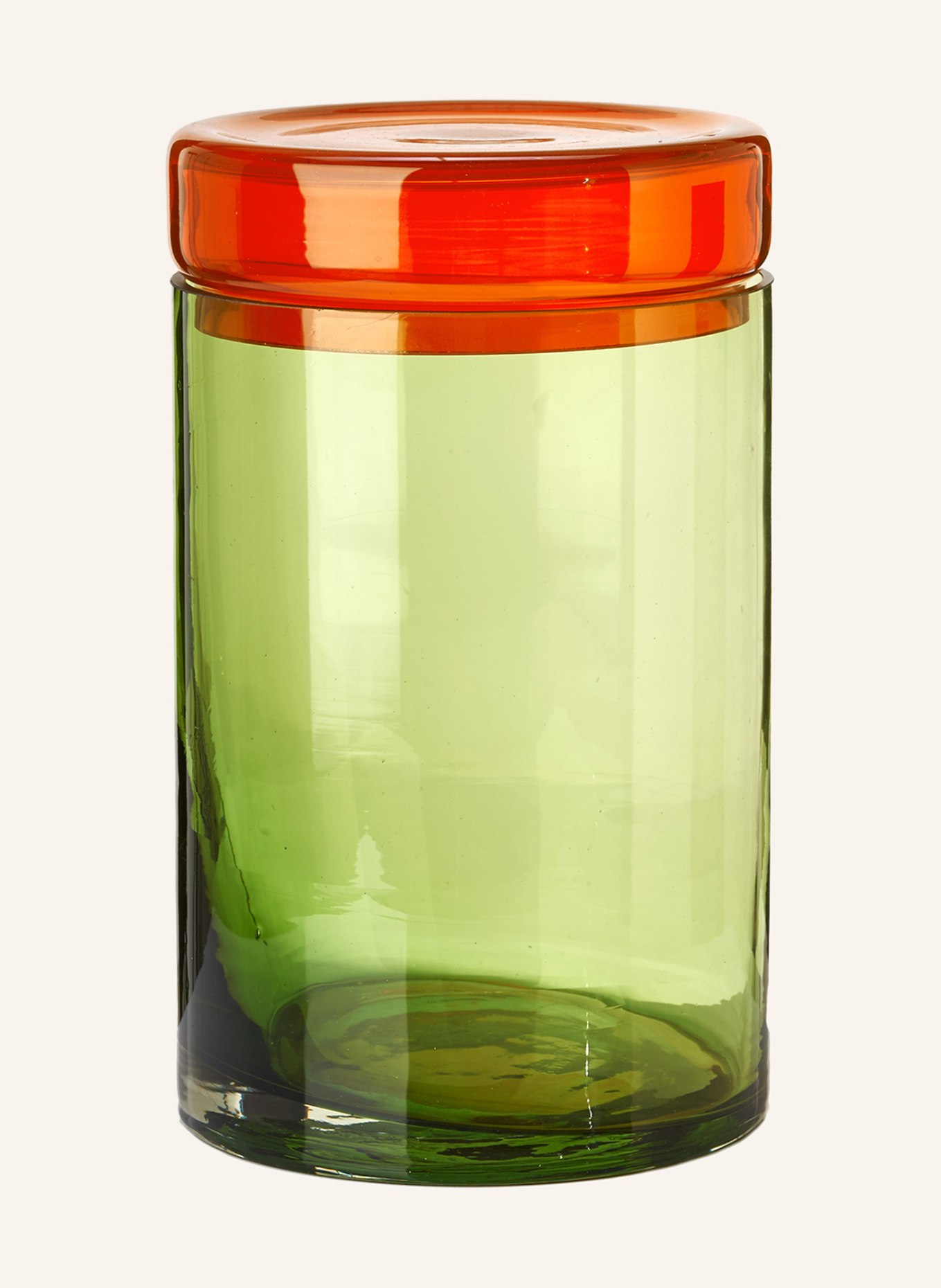 POLSPOTTEN Set of 3 storage jars CAPS&JARS, Color: LIGHT BLUE/ LIGHT GREEN/ PURPLE (Image 3)