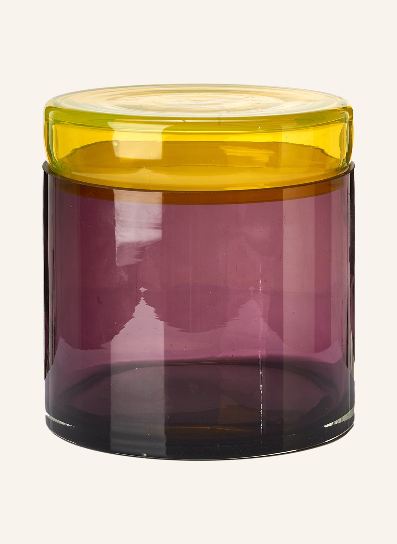 POLSPOTTEN Set of 3 storage jars CAPS&JARS, Color: LIGHT BLUE/ LIGHT GREEN/ PURPLE (Image 4)