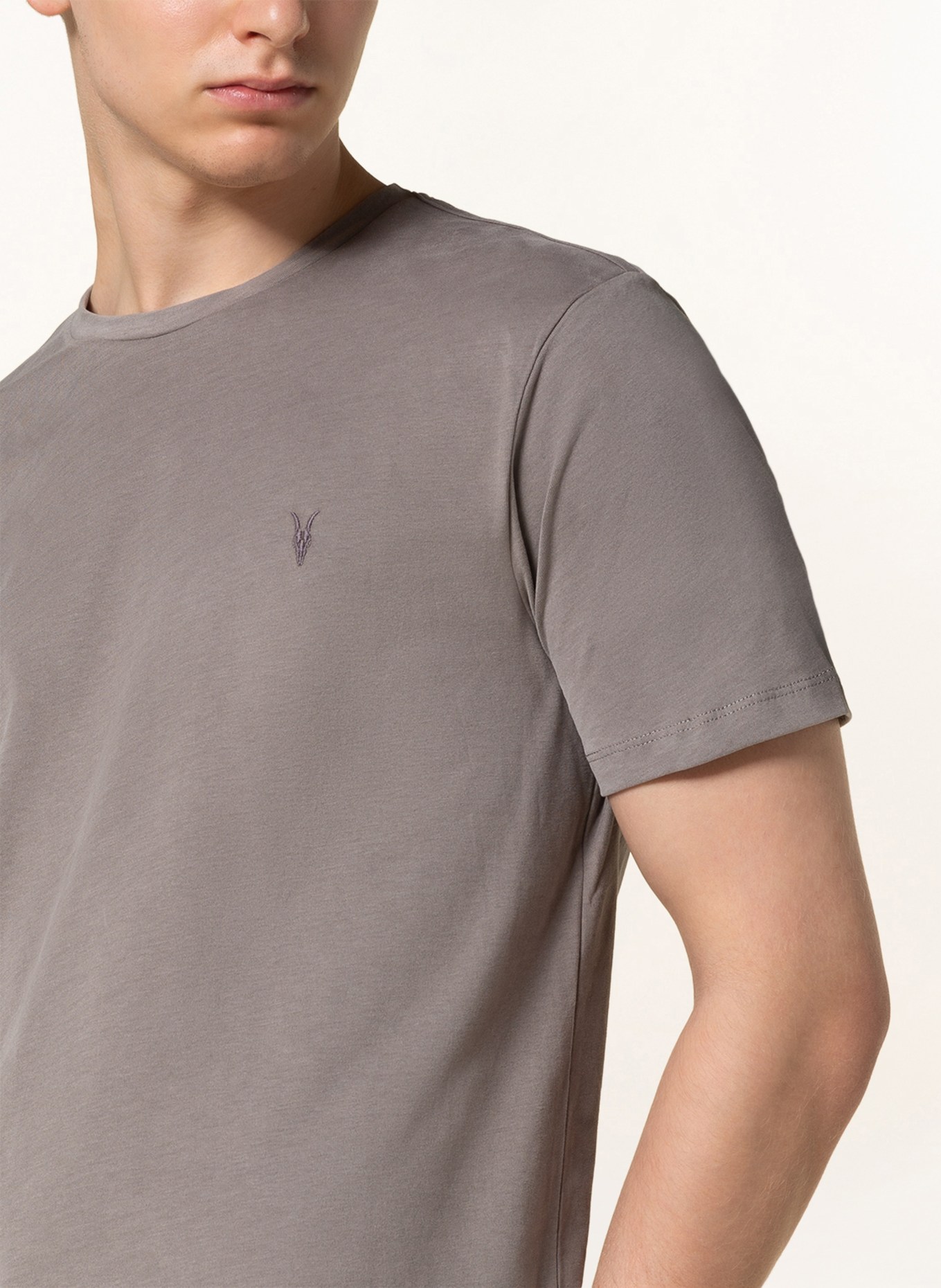 ALLSAINTS T-shirt BRACE, Color: GRAY (Image 4)