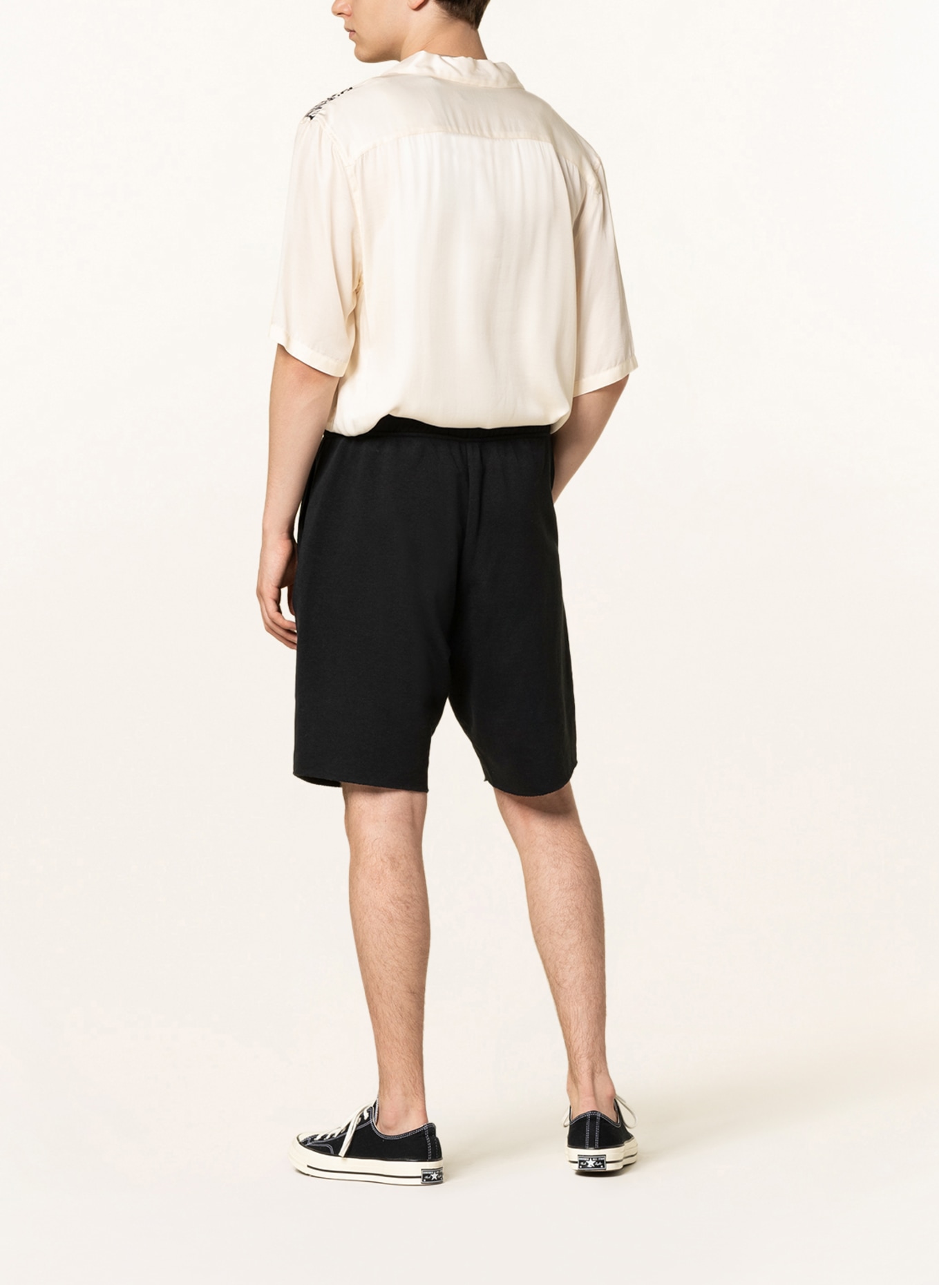 ALLSAINTS Sweat shorts HELIX, Color: BLACK (Image 3)
