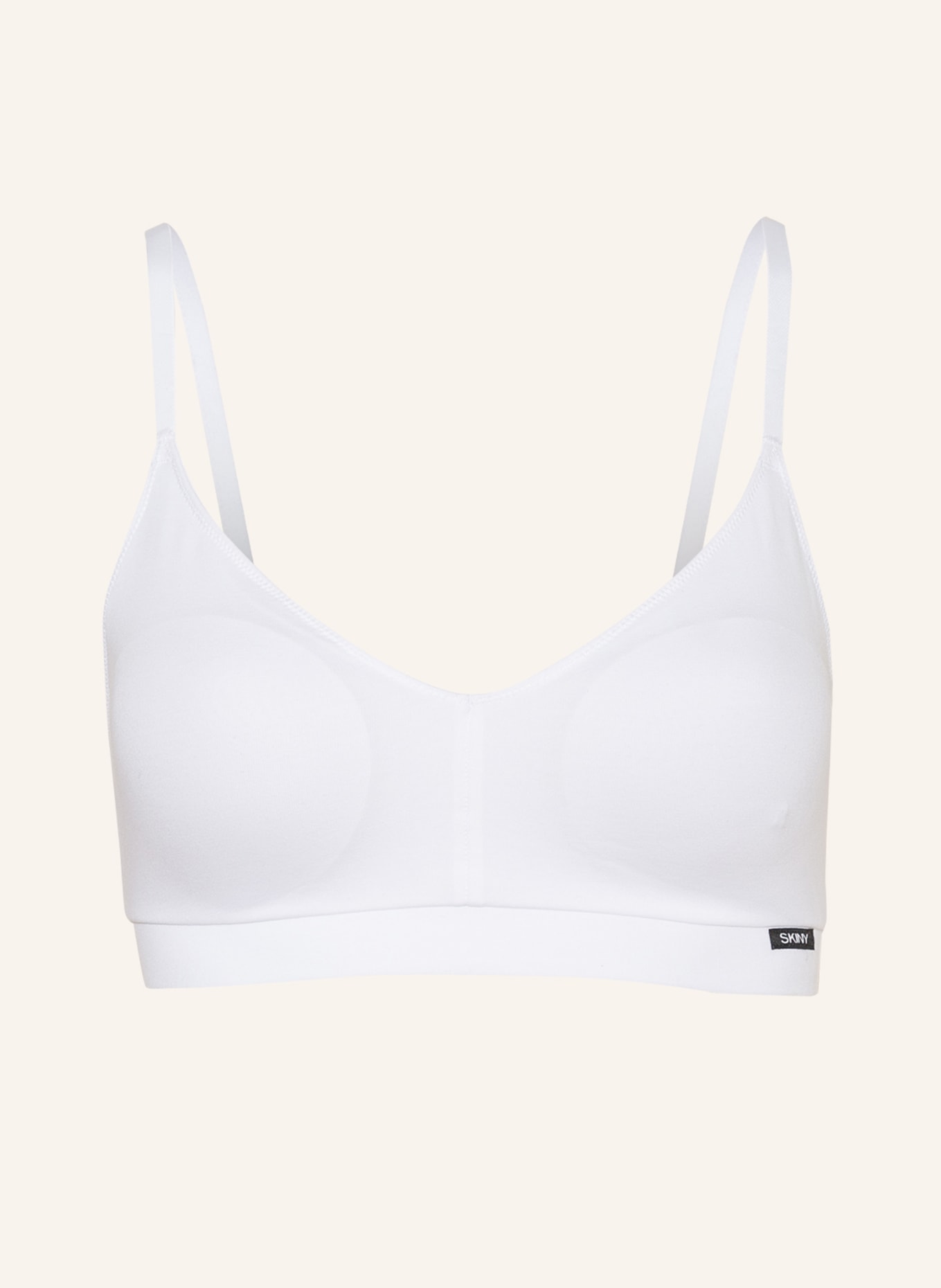 Skiny Bralette EVERY DAY IN COTTON ESSENTIALS, Color: WHITE (Image 1)