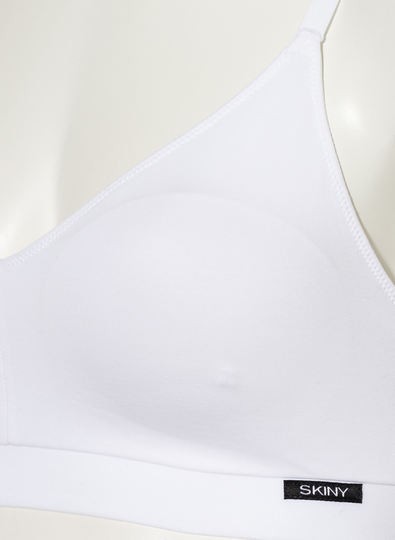 Skiny Bralette EVERY DAY IN COTTON ESSENTIALS, Color: WHITE (Image 4)