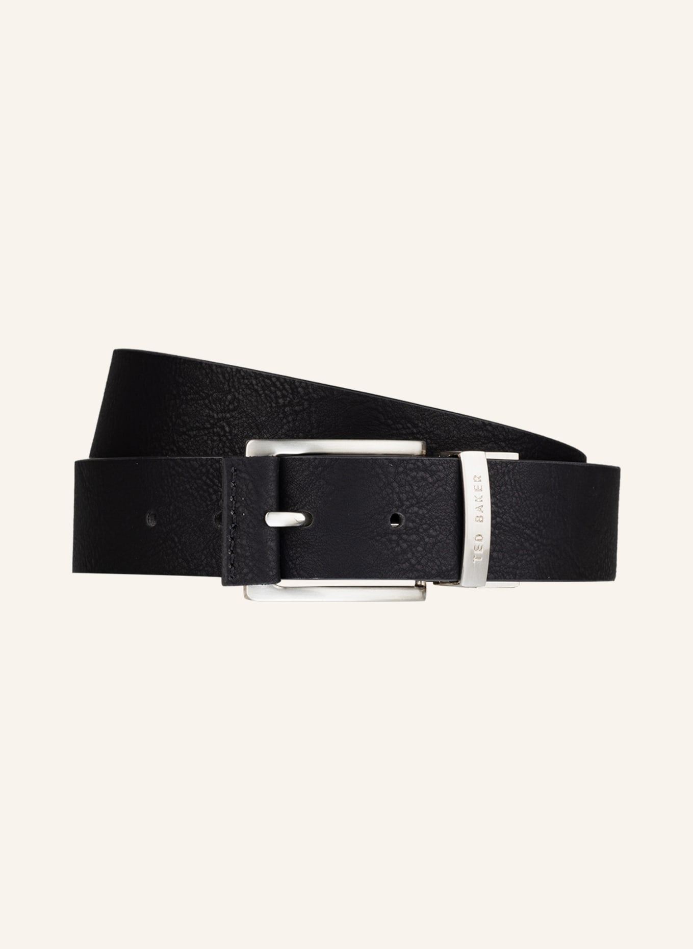 TED BAKER Set RATE: Reversible leather belt and buckles, Color: BLACK (Image 1)