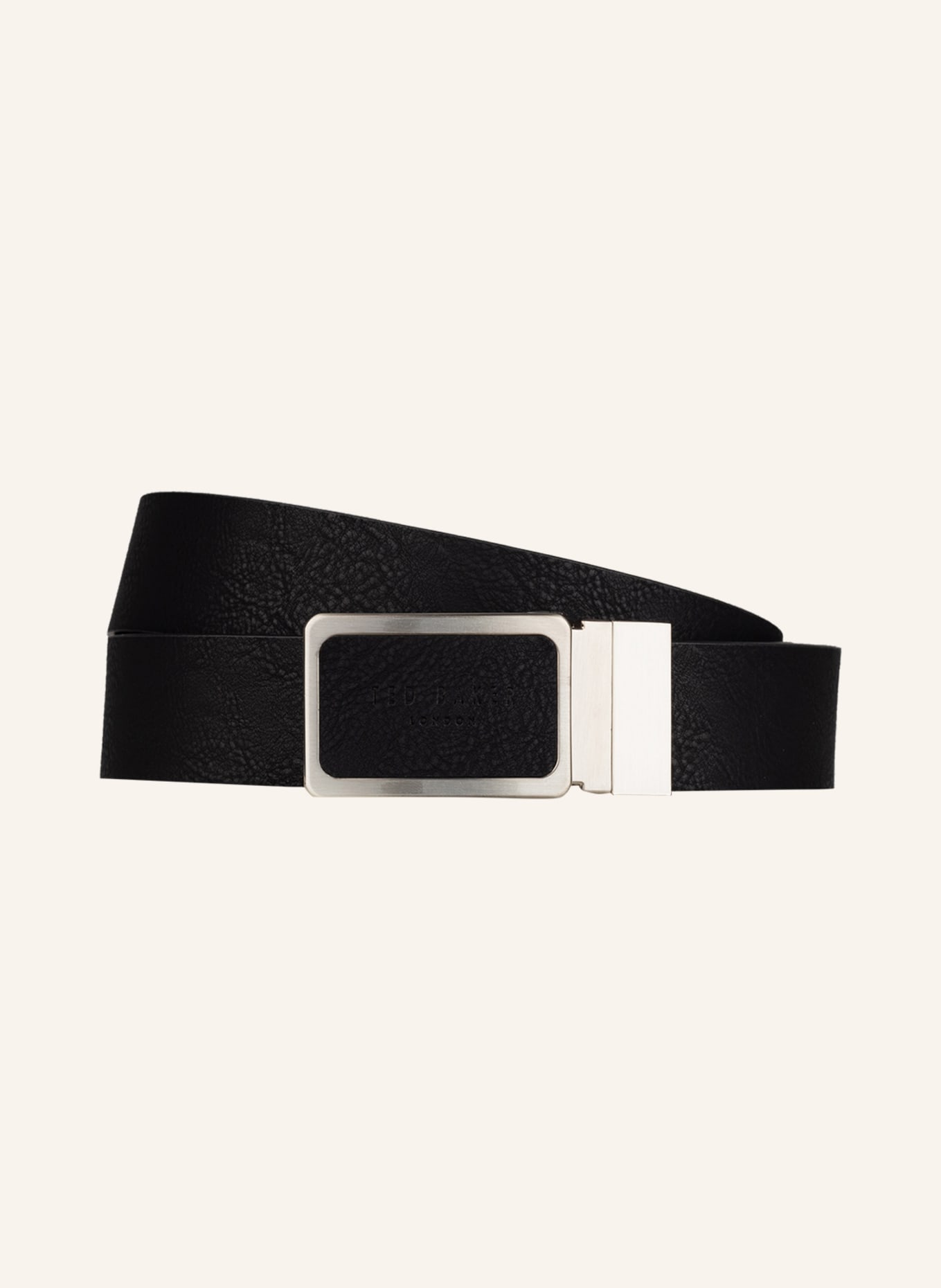 TED BAKER Set RATE: Reversible leather belt and buckles, Color: BLACK (Image 3)