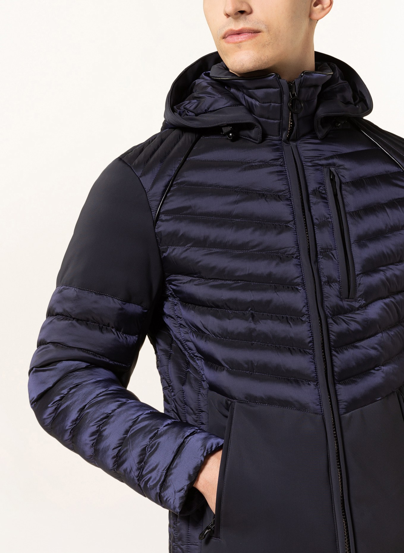 WELLENSTEYN Quilted jacket with DUPONT™ SORONA® insulation, Color: DARK BLUE (Image 5)