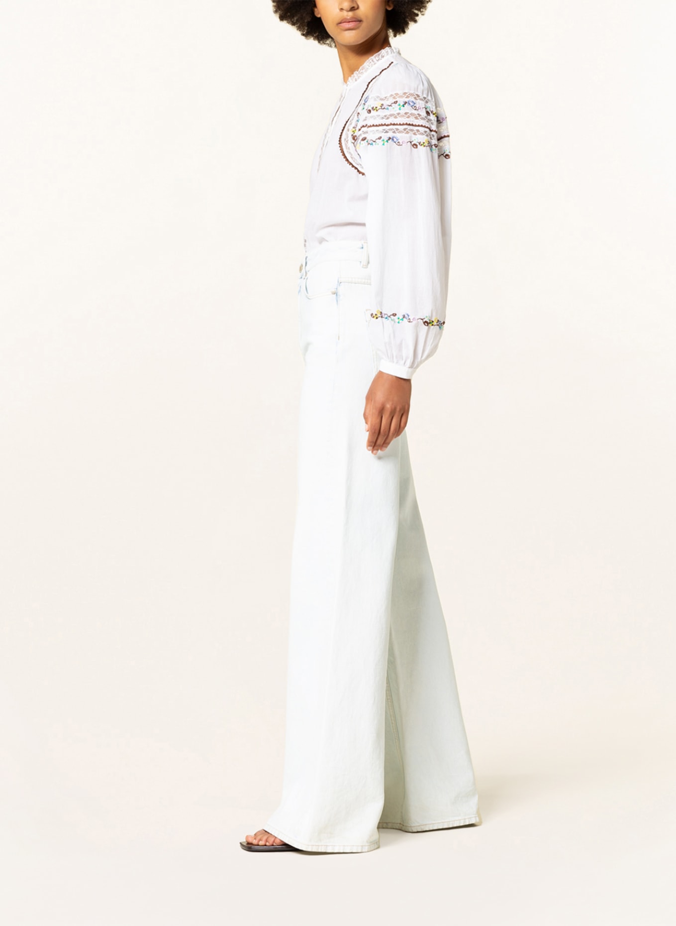 DOROTHEE SCHUMACHER Flared jeans: 803 washed light denim