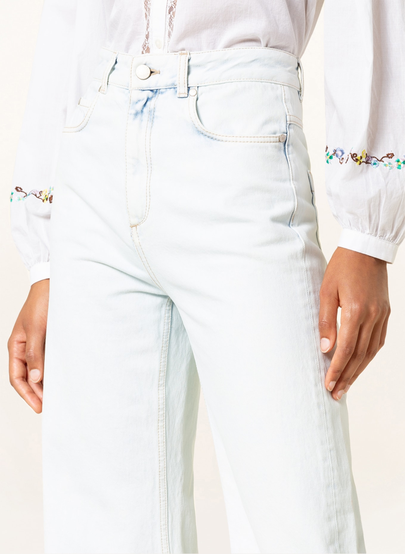 DOROTHEE SCHUMACHER Flared jeans: 803 washed light denim