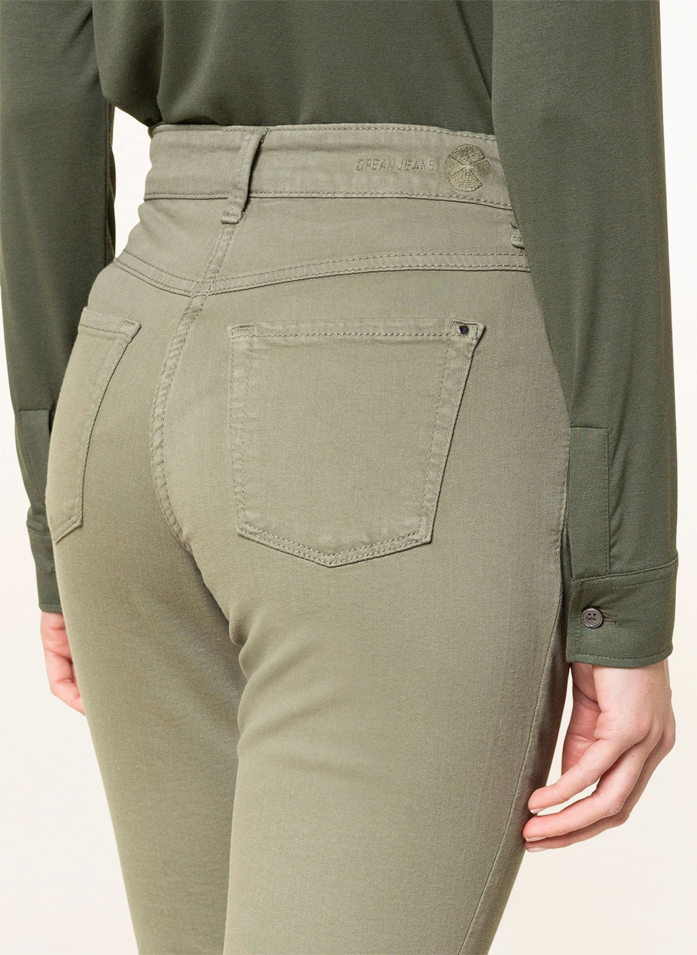 MAC 7/8-Jeans DREAM SUMMER CHIC, Farbe: 644R light army green PPT (Bild 5)