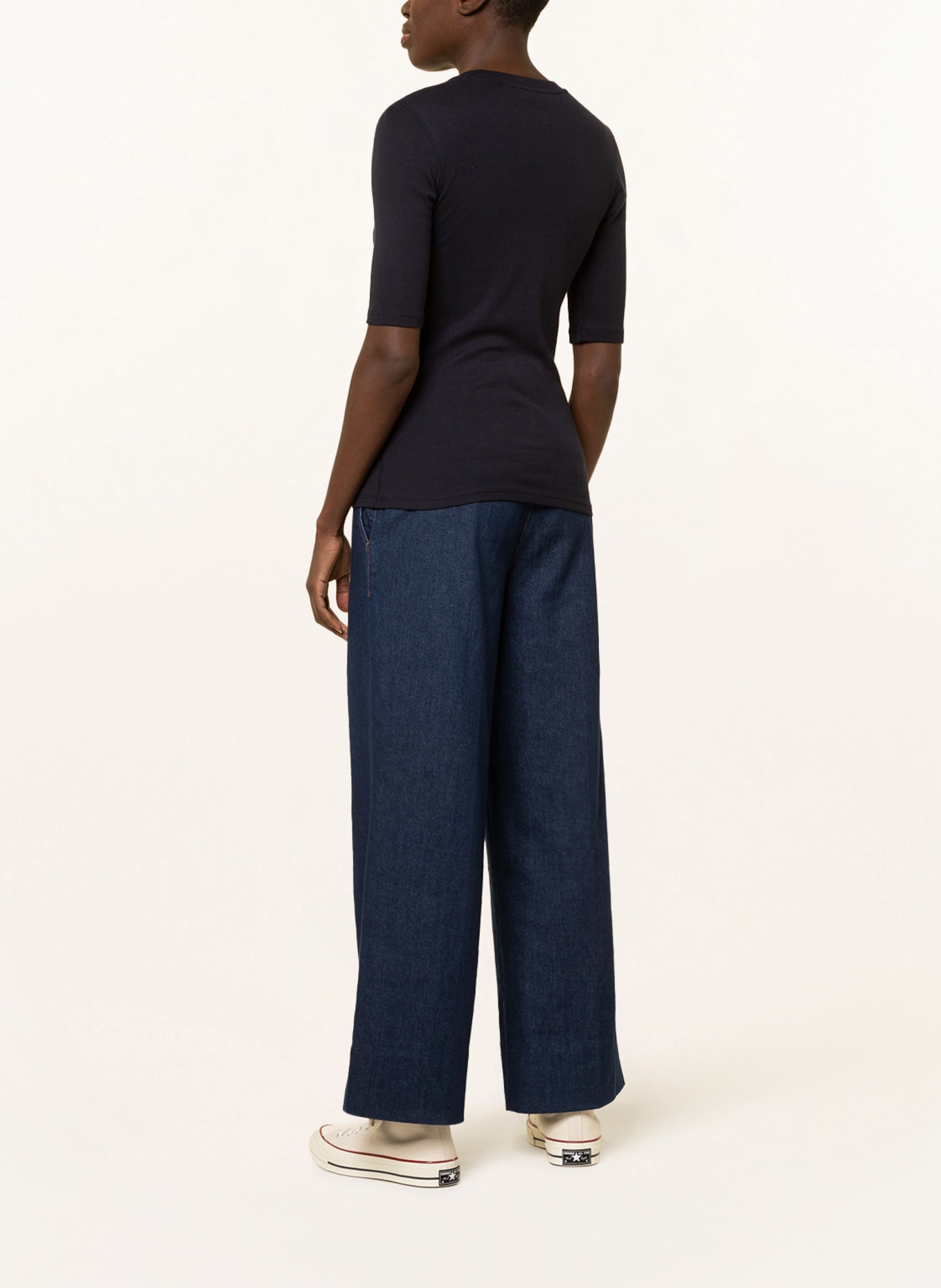 CLOSED T-Shirt: DUNKELBLAU