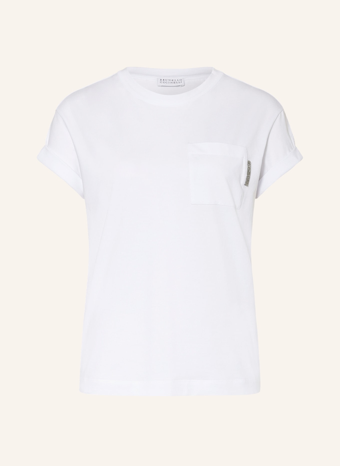 BRUNELLO CUCINELLI T-shirt , Color: WHITE (Image 1)