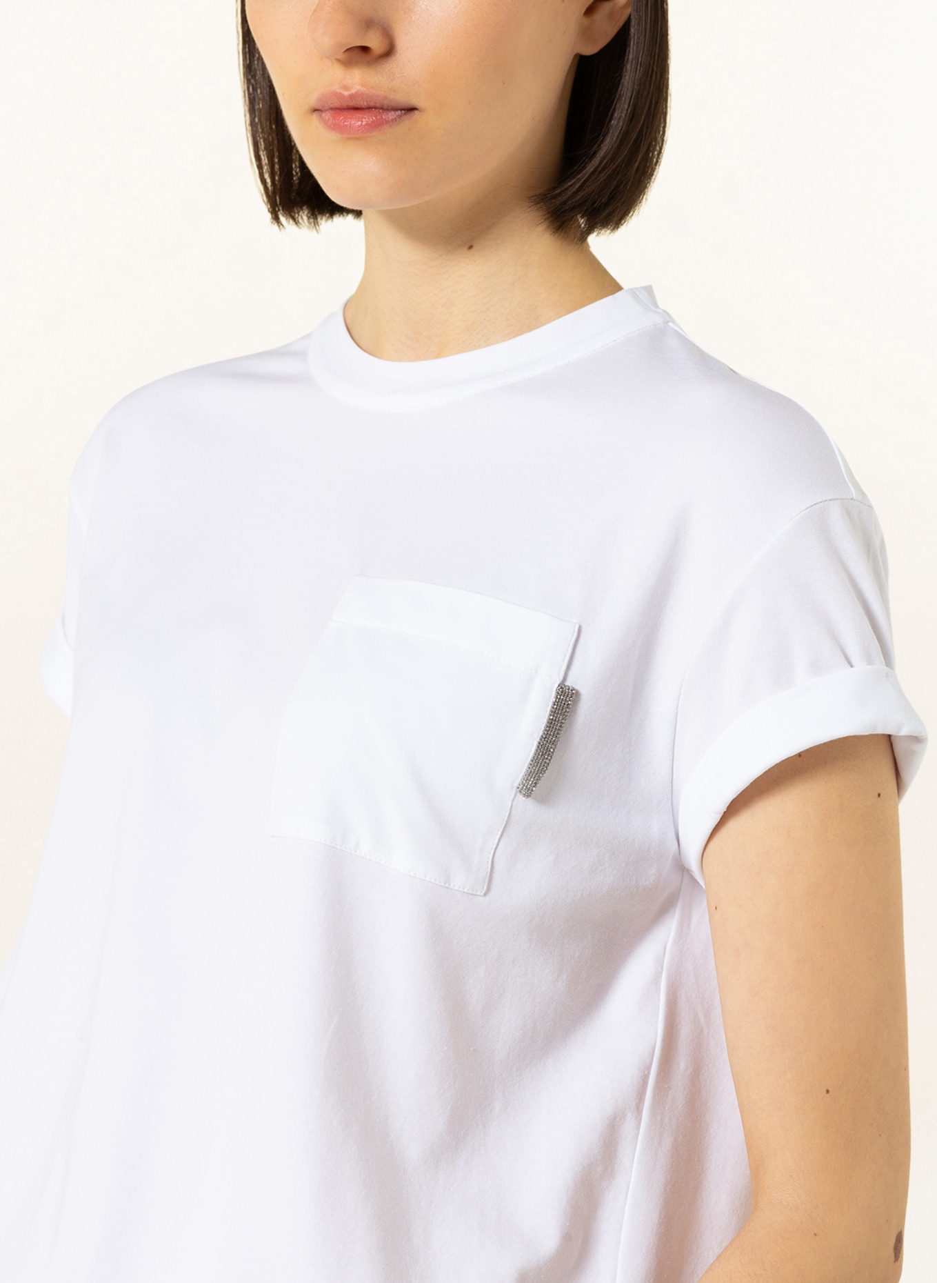 BRUNELLO CUCINELLI T-Shirt , Farbe: WEISS (Bild 4)