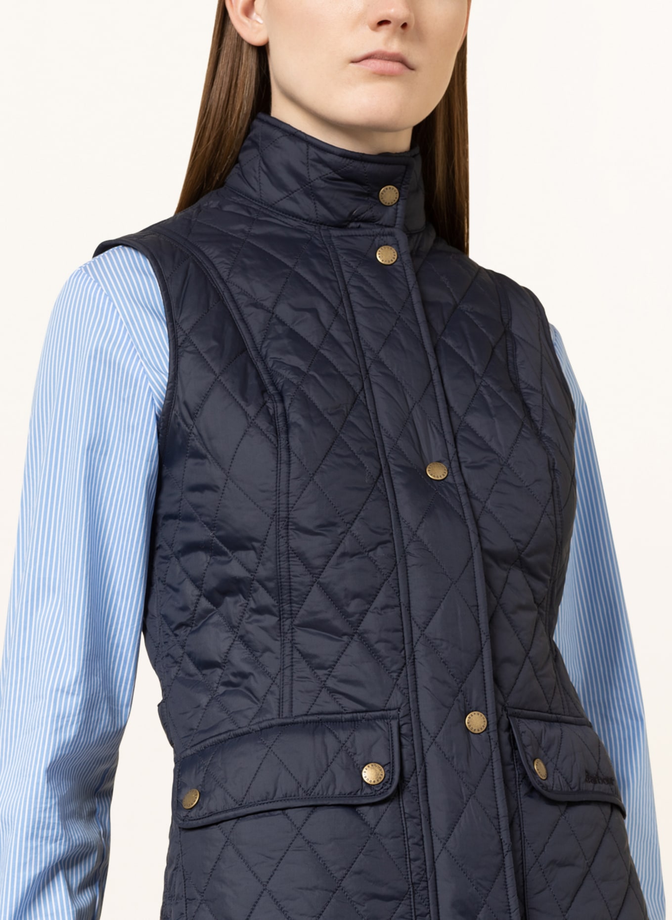 Barbour Quilted vest OTTERBURN: DARK BLUE