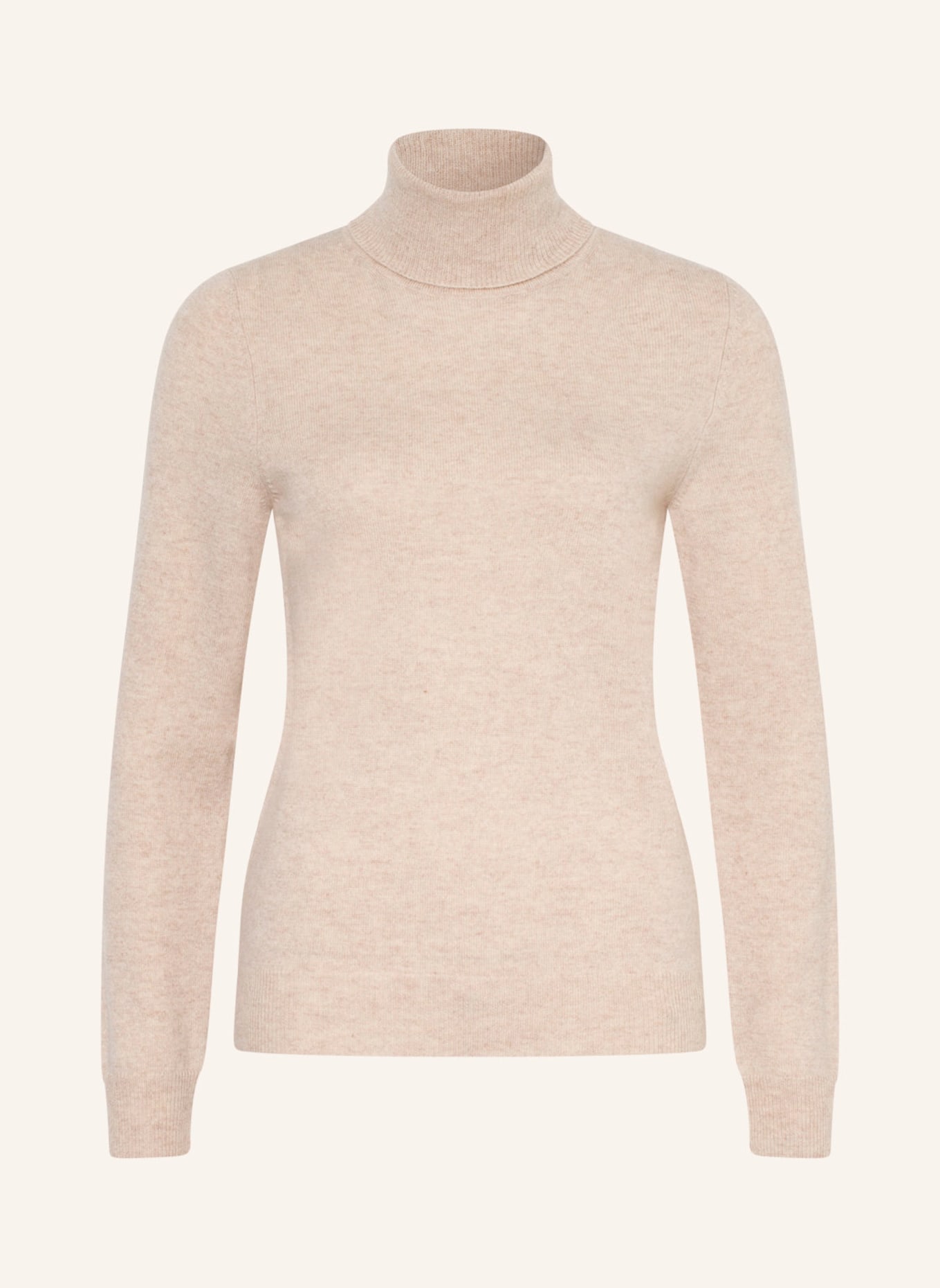REPEAT Turtleneck sweater in cashmere, Color: CREAM (Image 1)
