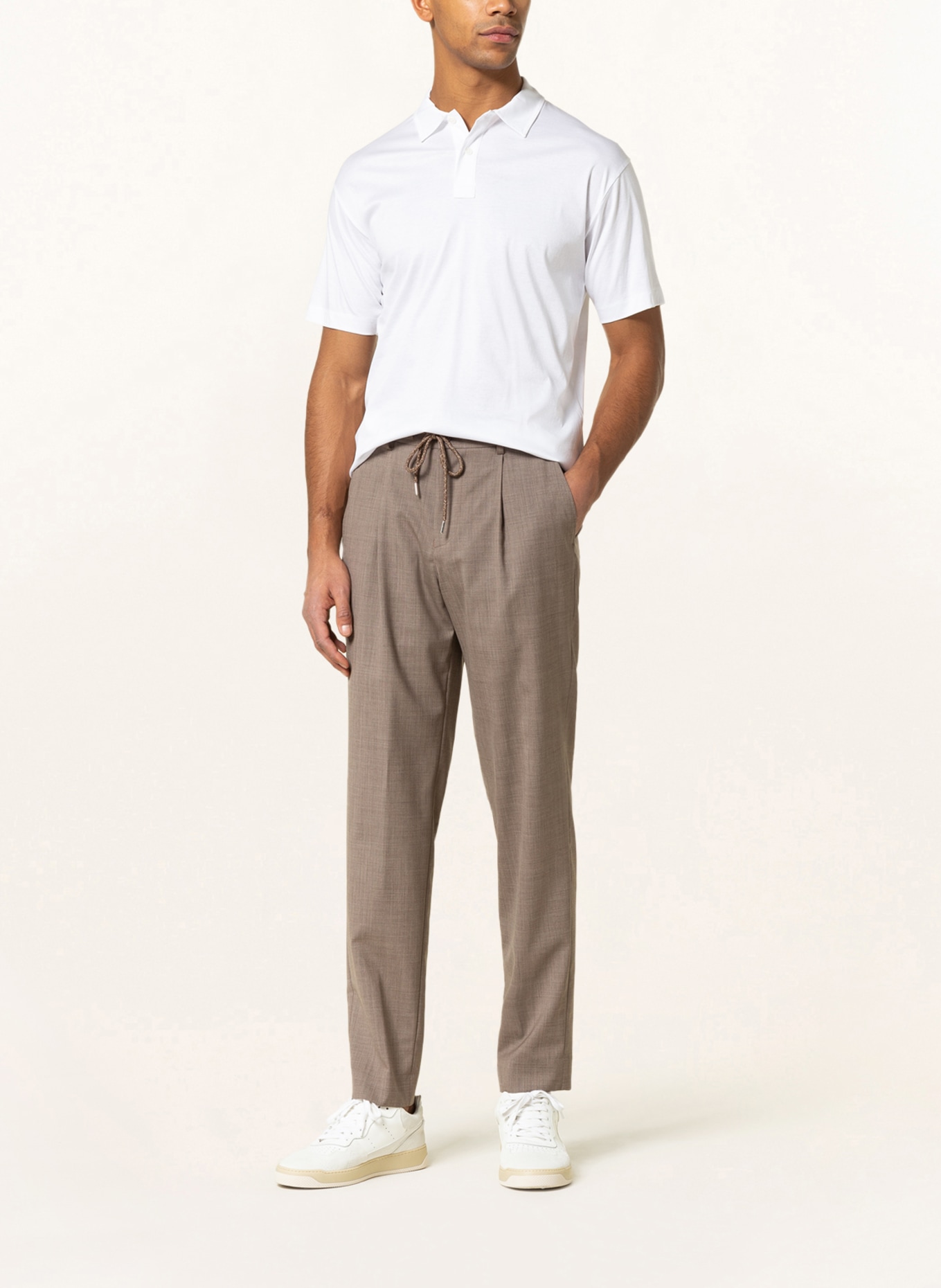 STROKESMAN'S Jersey polo shirt, Color: WHITE (Image 2)