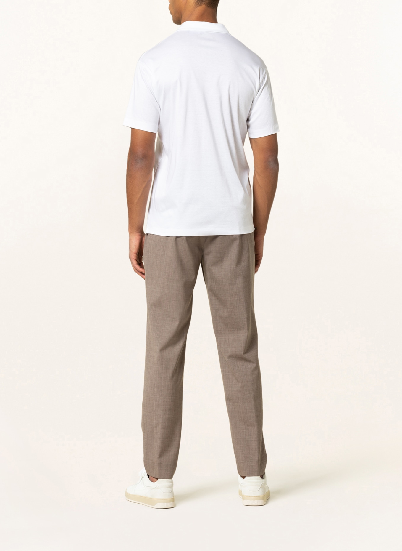 STROKESMAN'S Jersey-Poloshirt, Farbe: WEISS (Bild 3)