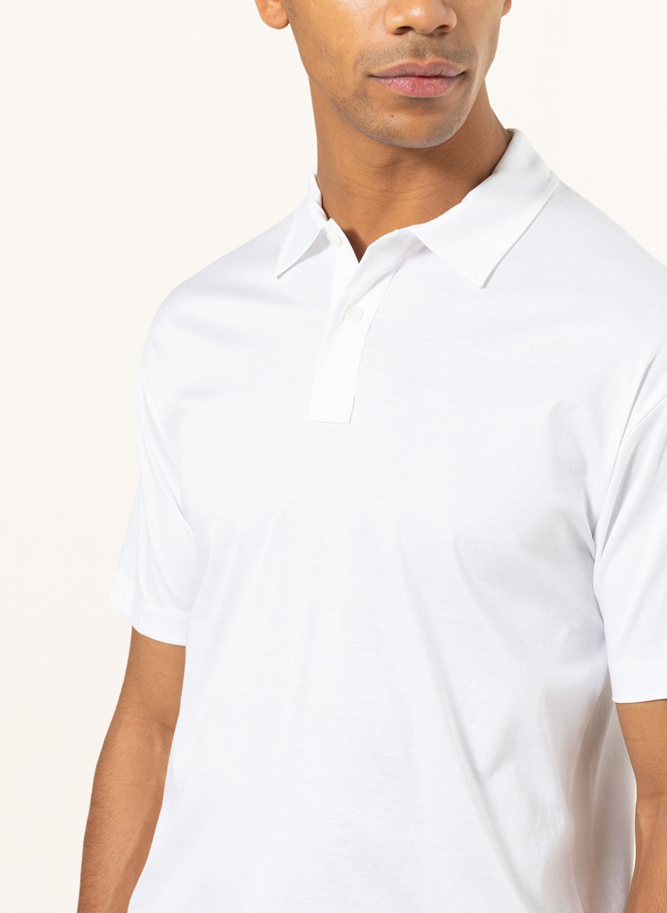 STROKESMAN'S Jersey-Poloshirt, Farbe: WEISS (Bild 4)