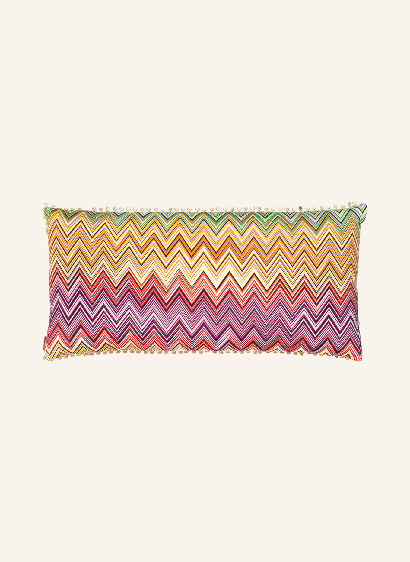MISSONI Home Decorative cushion JARRIS-JAMELINA with feather filling, Color: PURPLE/ YELLOW/ GREEN (Image 1)